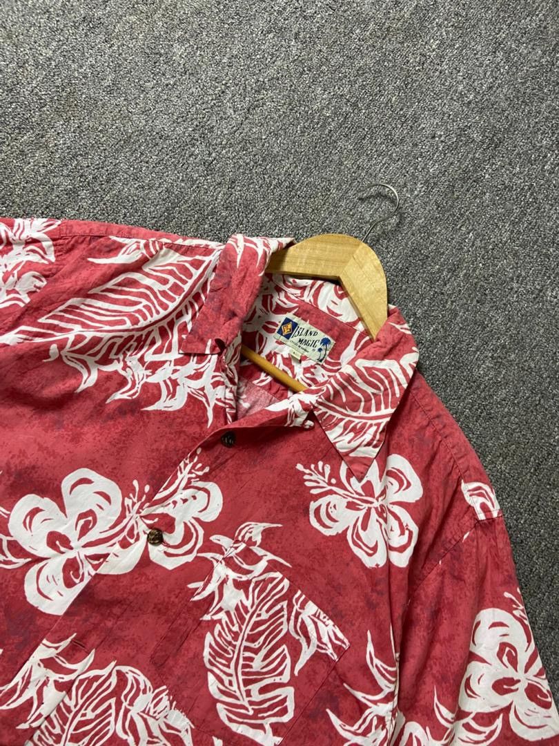 Japanese Brand Island Magic Hawaiian Aloha Shirts (182) Size US L / EU 52-54 / 3 - 6 Thumbnail