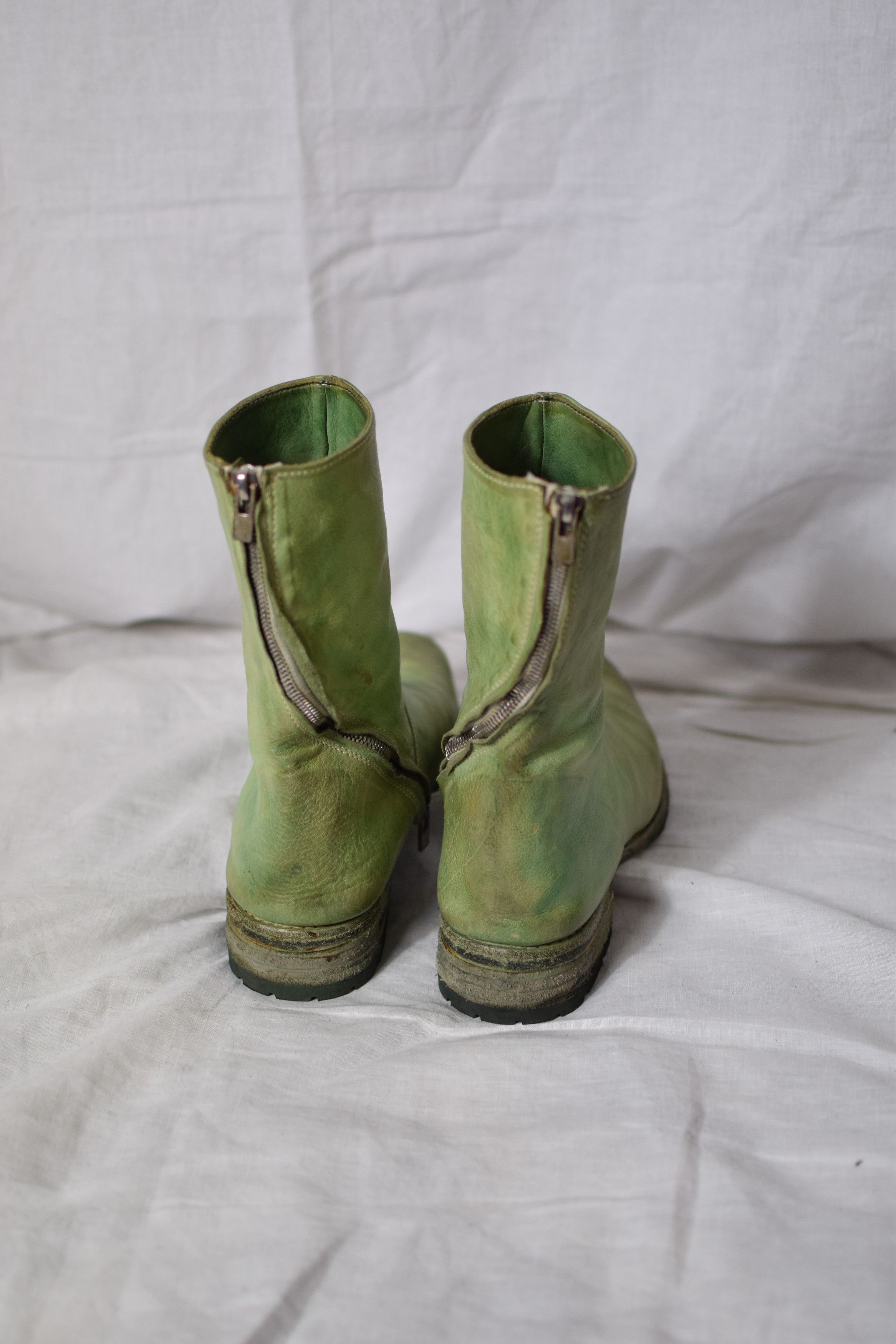 Carol Christian Poell CCP Col. 06 Green Tornado Boots Size US 9 / EU 42 - 10 Thumbnail