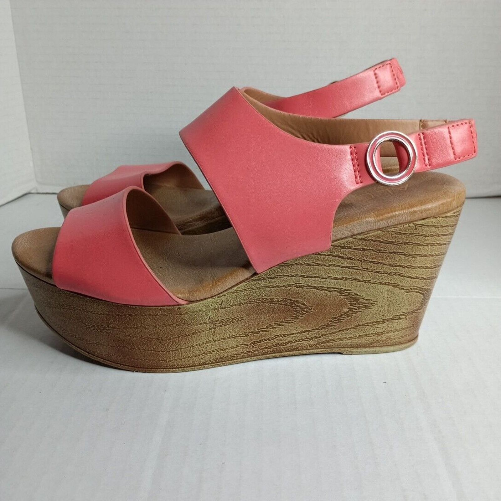Aldo Aldo Platform Sandals Slip on Salmon Color Women's Size 7 Size US 7 / IT 37 - 5 Thumbnail