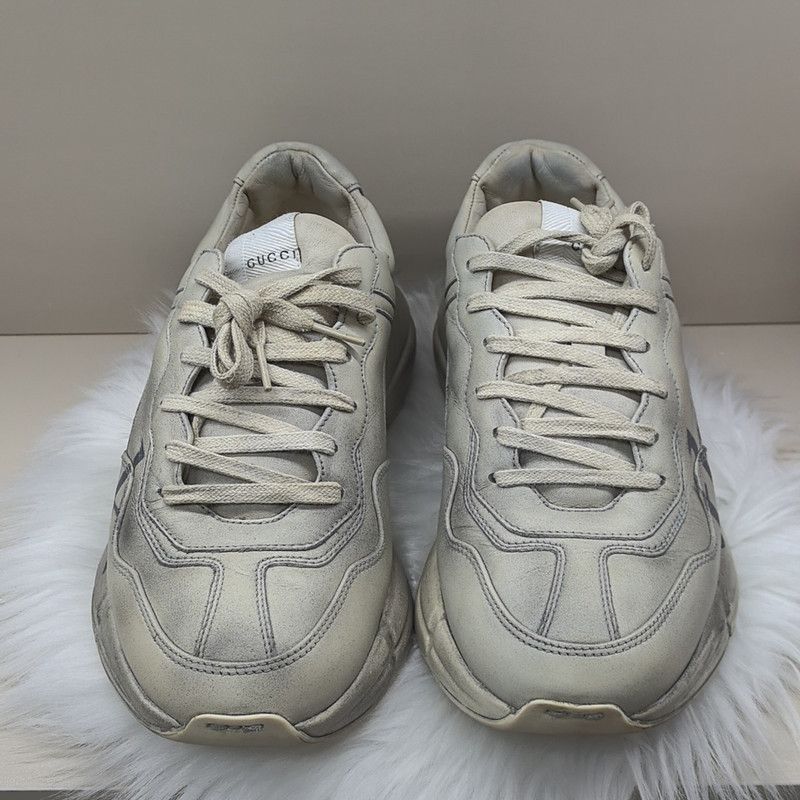Gucci Gucci Rhyton Low-Top Dad Sneakers in Ivory - Size US 7.5 / EU 40-41 - 2 Thumbnail