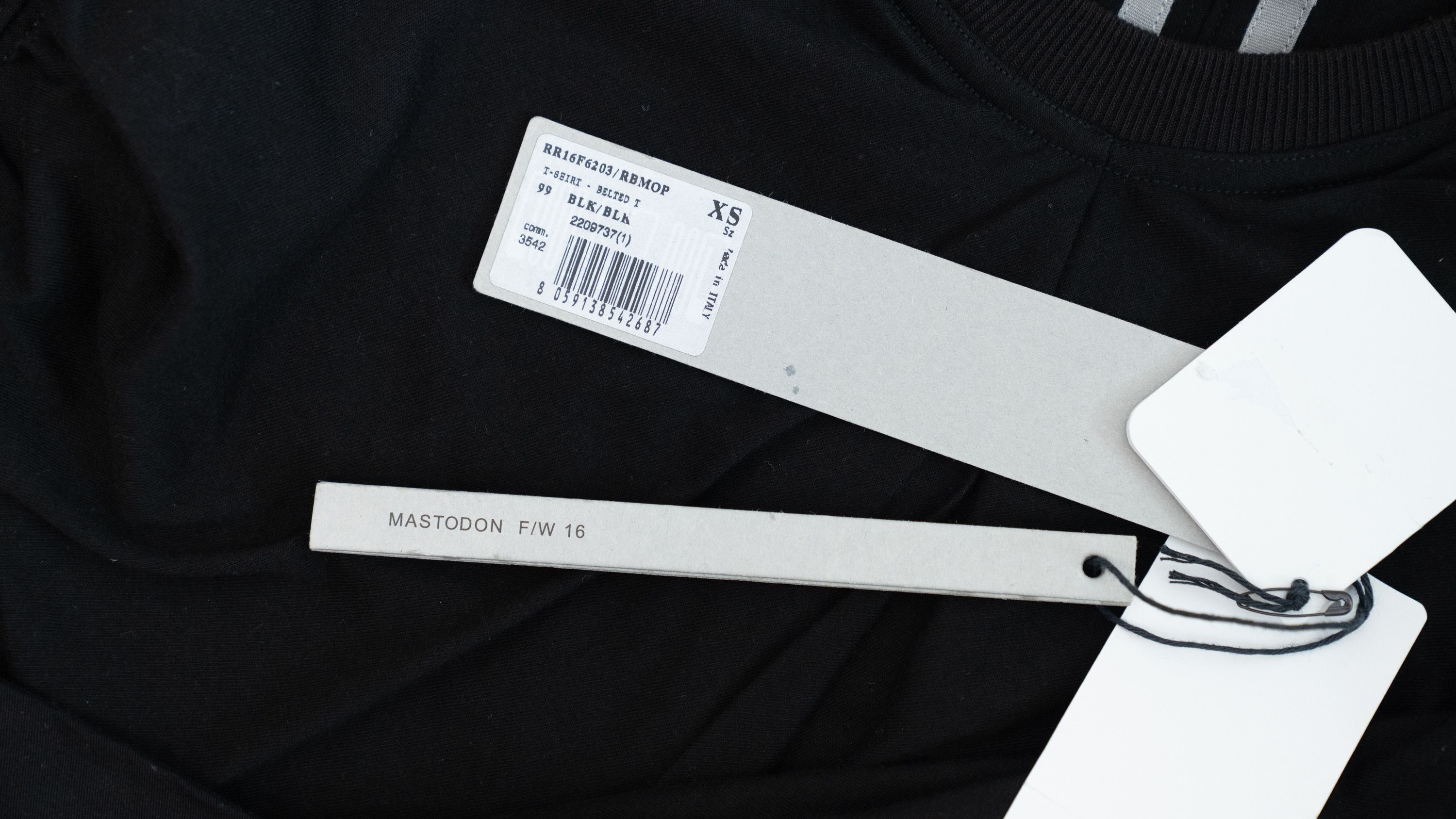 Rick Owens [NEW] 2016FW MASTODON BELTED T Runway Collection Size US S / EU 44-46 / 1 - 10 Thumbnail