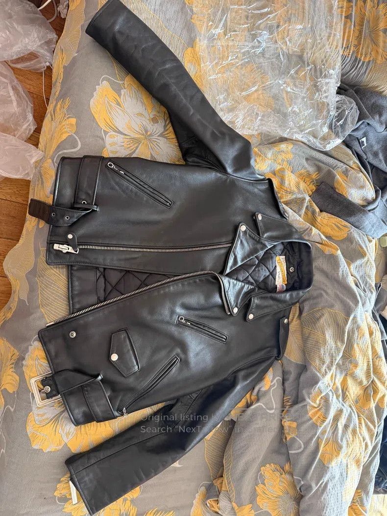 Schott Schott 118 Leather Jacket Size US S / EU 44-46 / 1 - 1 Thumbnail