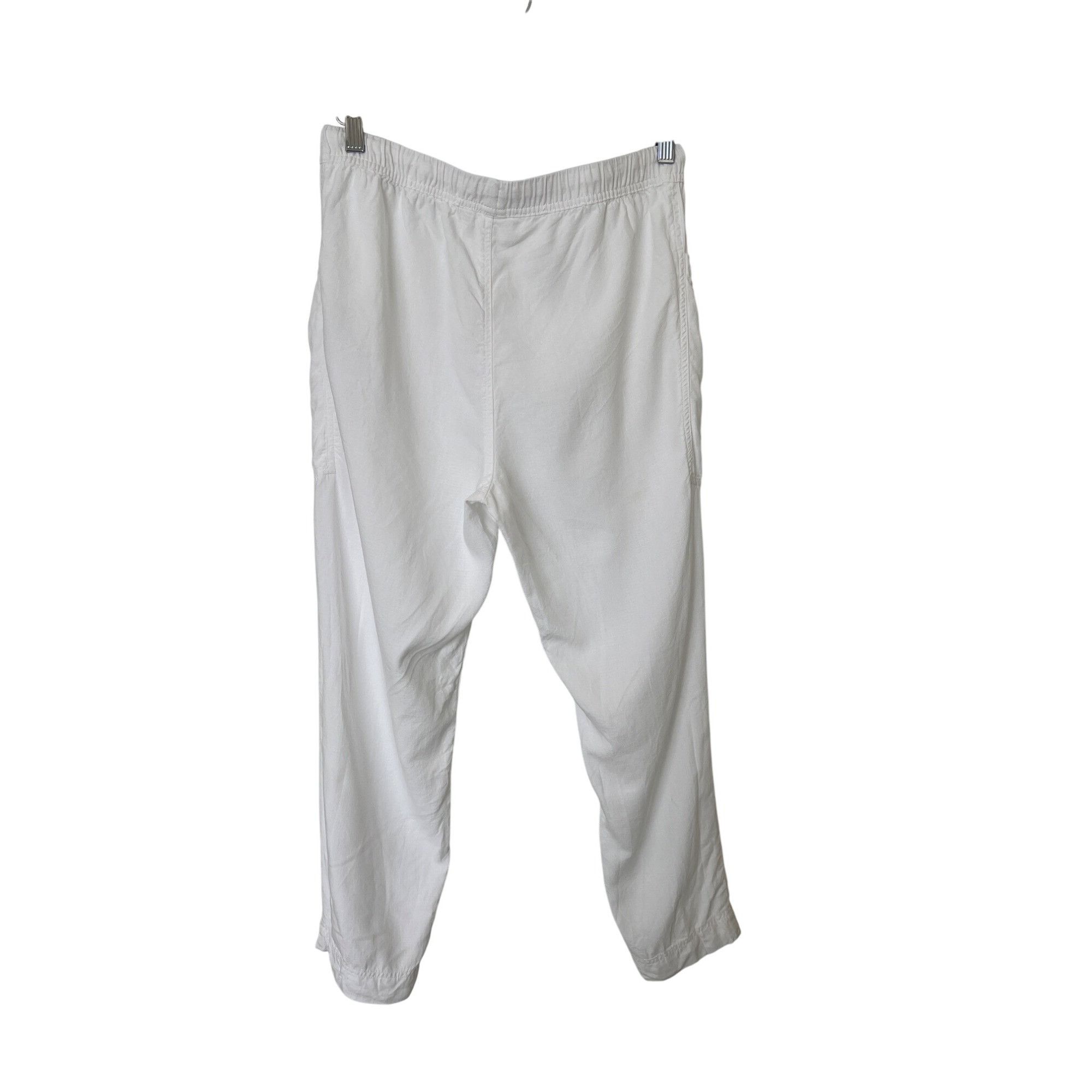 Splendid Splendid Gia White Drawstring Pants Size 27" / US 4 / IT 40 - 7 Thumbnail