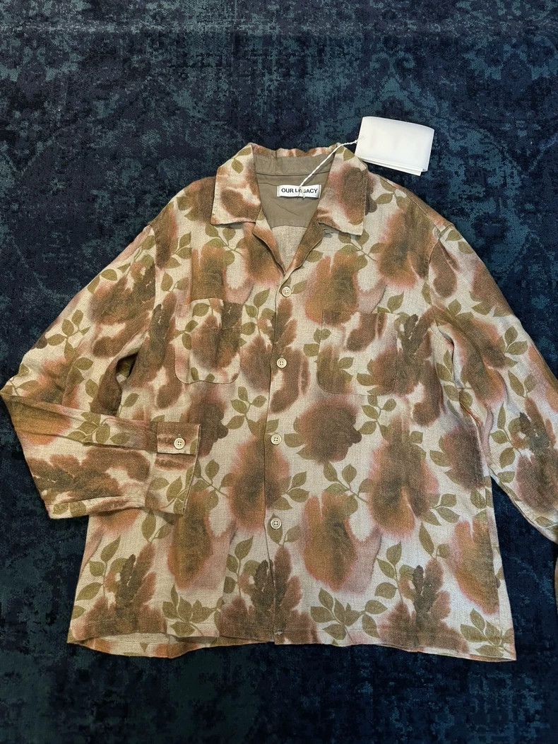 Our Legacy our legacy size 48 Plant and floral full-print tie-dyed cas Size US M / EU 48-50 / 2 - 1 Thumbnail