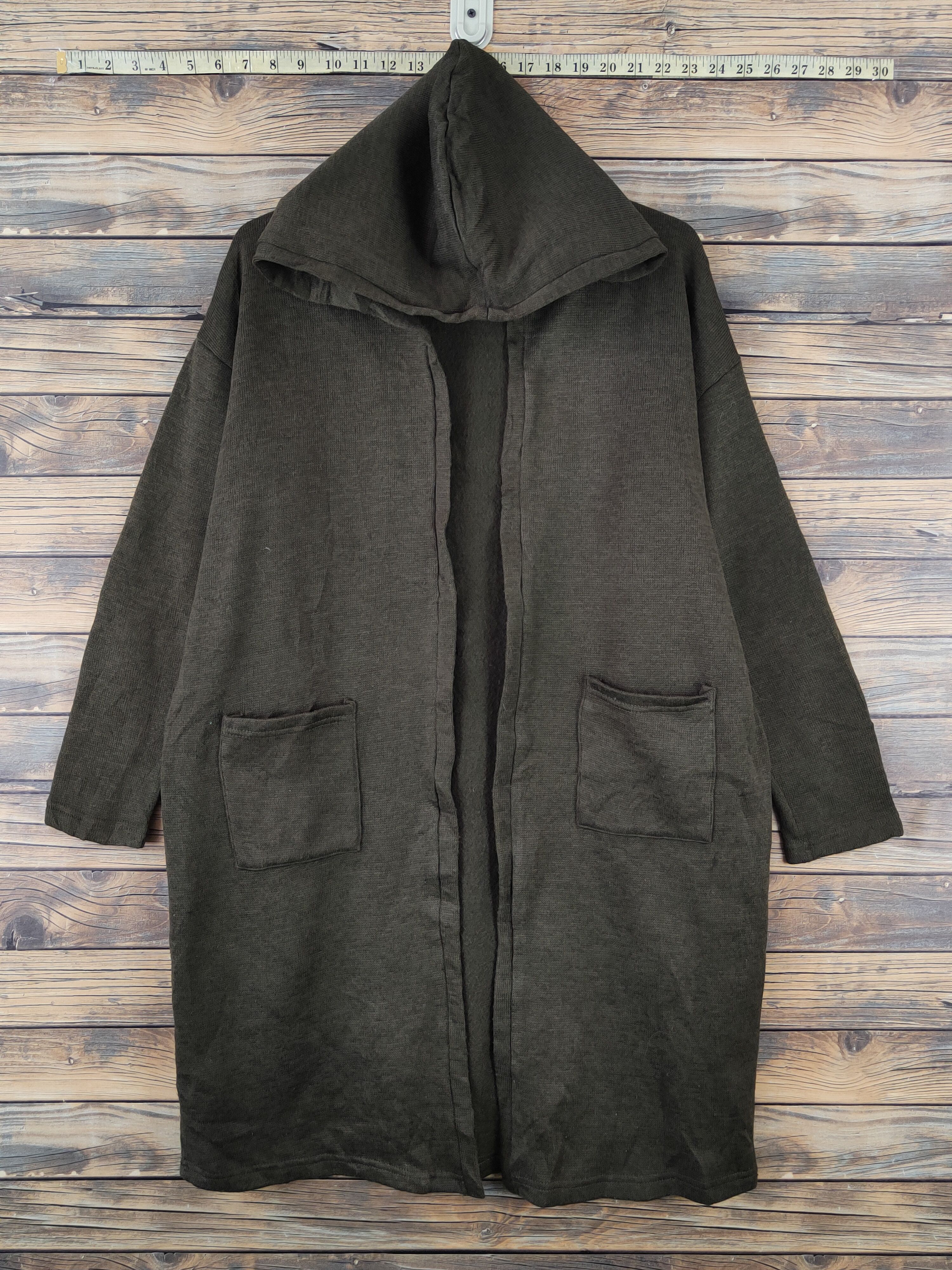 Designer 🔥Citrine Chakra Olive Knitwear Hoodie Cardigan