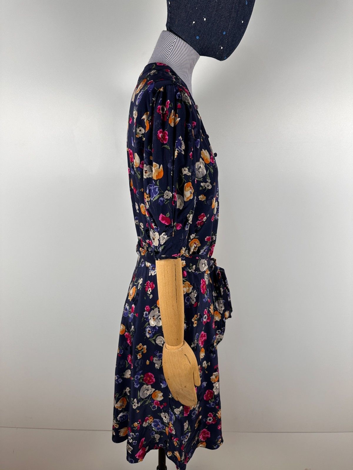 Ralph Lauren Ralph Lauren Blue Floral Dress Black Label Size 6 Size M / US 6-8 / IT 42-44 - 6 Thumbnail