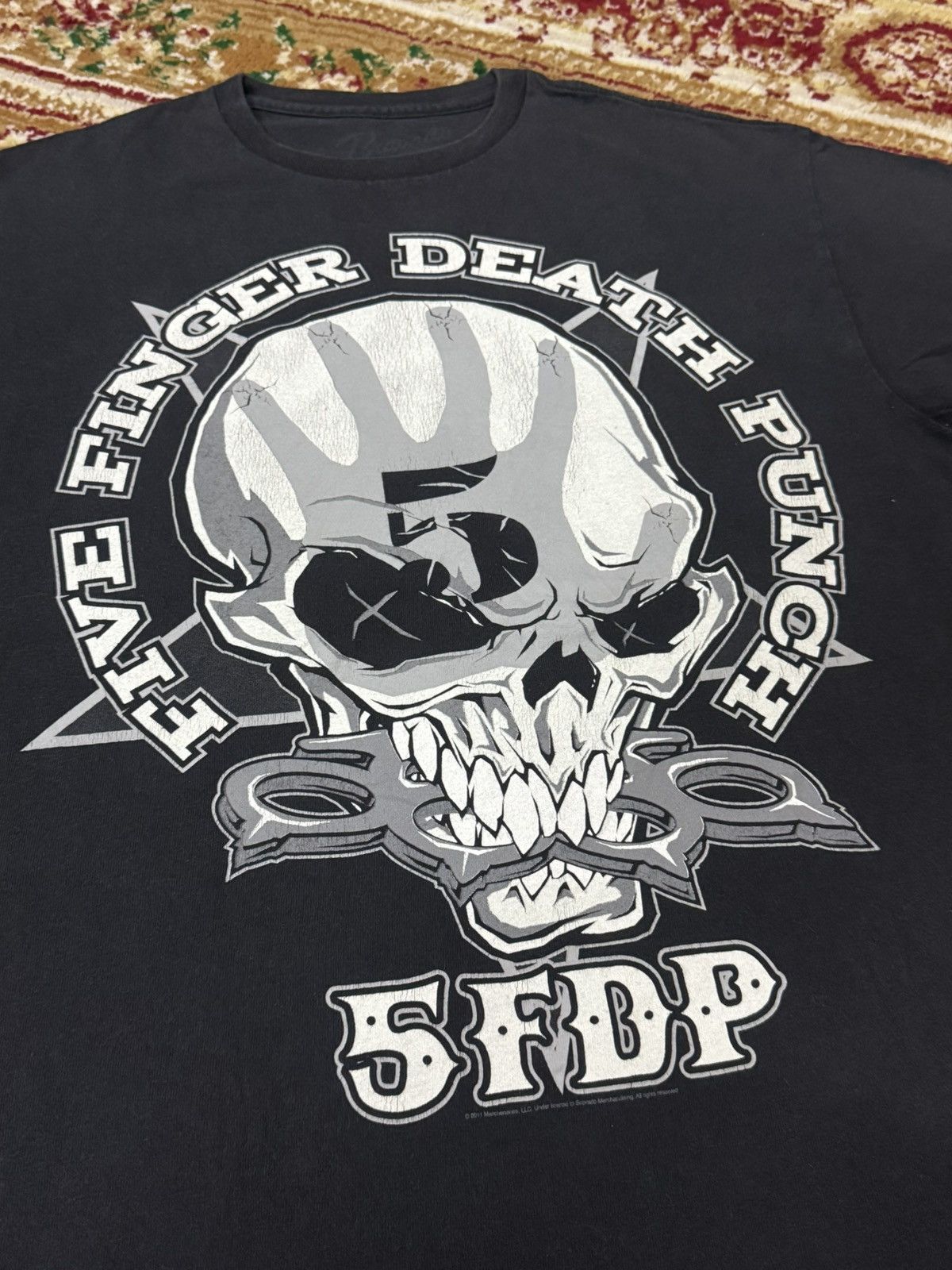 Band Tees Y2K FIVE FINGER DEATH PUNCH PUNI Size US L / EU 52-54 / 3 - 3 Thumbnail