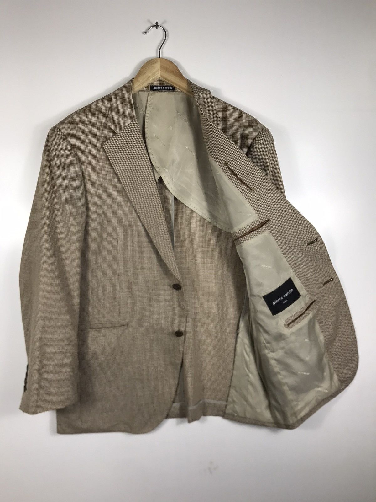 Pierre Cardin × Vintage ⚡️Vintage Pierre Cardin Paris Wool Single Breast Coat Blazer Size 48L - 8 Thumbnail