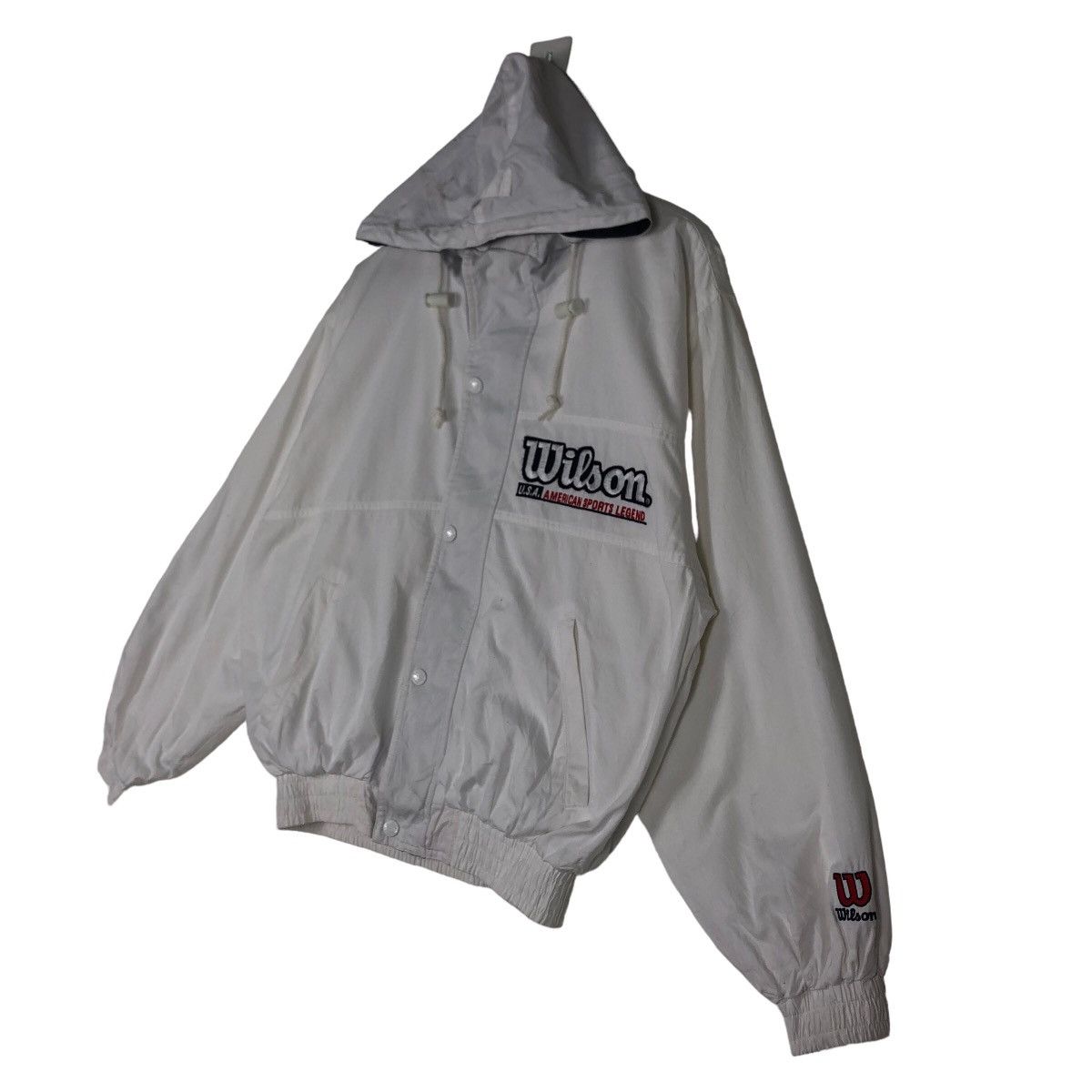 Japanese Brand 🔥90’s Vintage Bomber Jacket Wilson Since 1914 Big Logo Size US M / EU 48-50 / 2 - 2 Thumbnail
