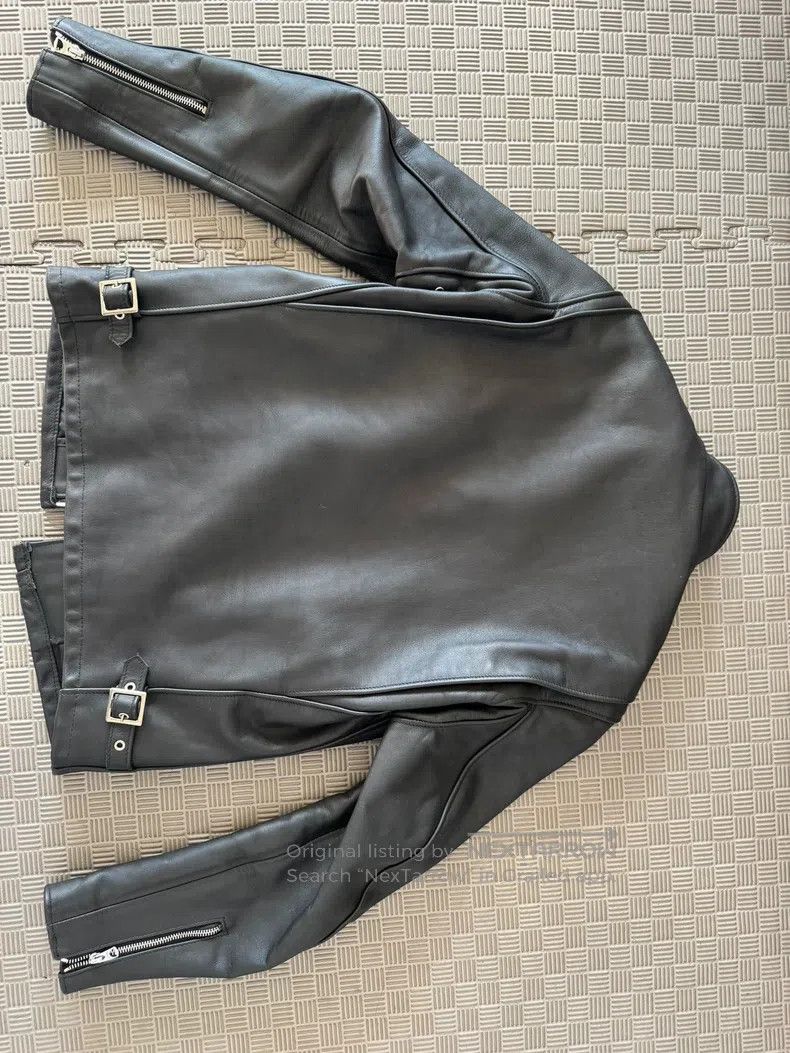 Schott Schott NYC classic stand-up coffee rider motorcycle jacket Size US M / EU 48-50 / 2 - 3 Thumbnail