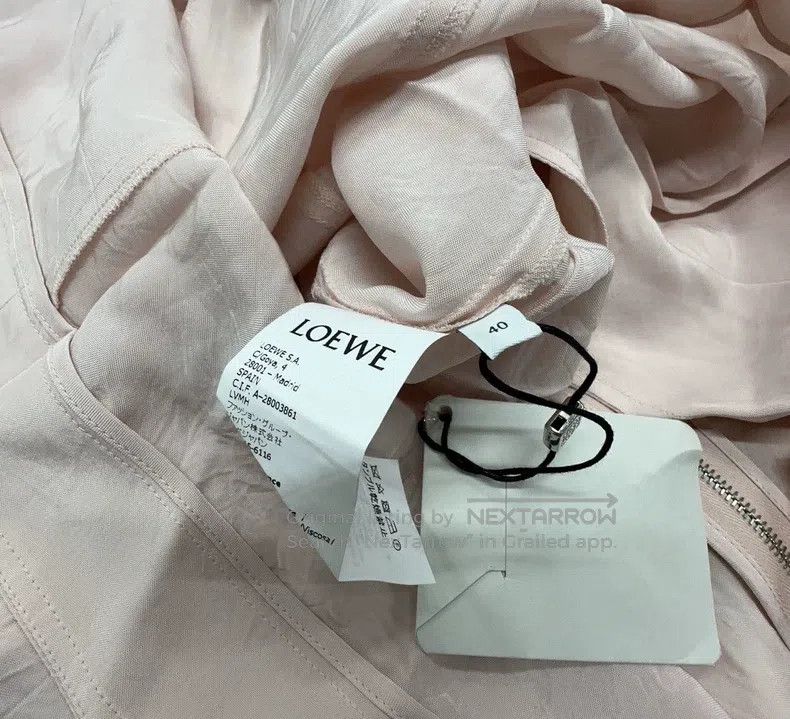 Loewe Loewe Light pink casual dress with unique cut Size XS / US 0-2 / IT 36-38 - 4 Thumbnail