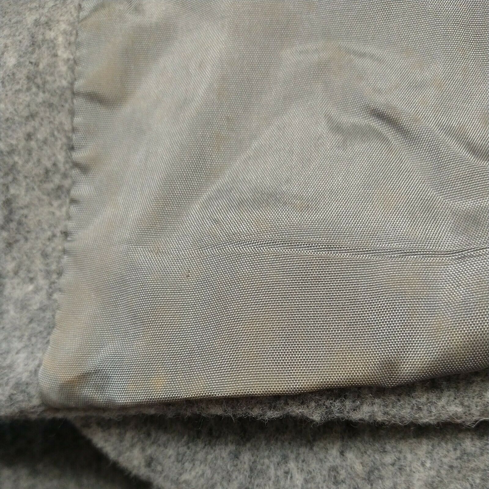 Other Herman Kay Coat and Scarf Button Front Women Size 10 Gray Size L / US 10 / IT 46 - 6 Thumbnail