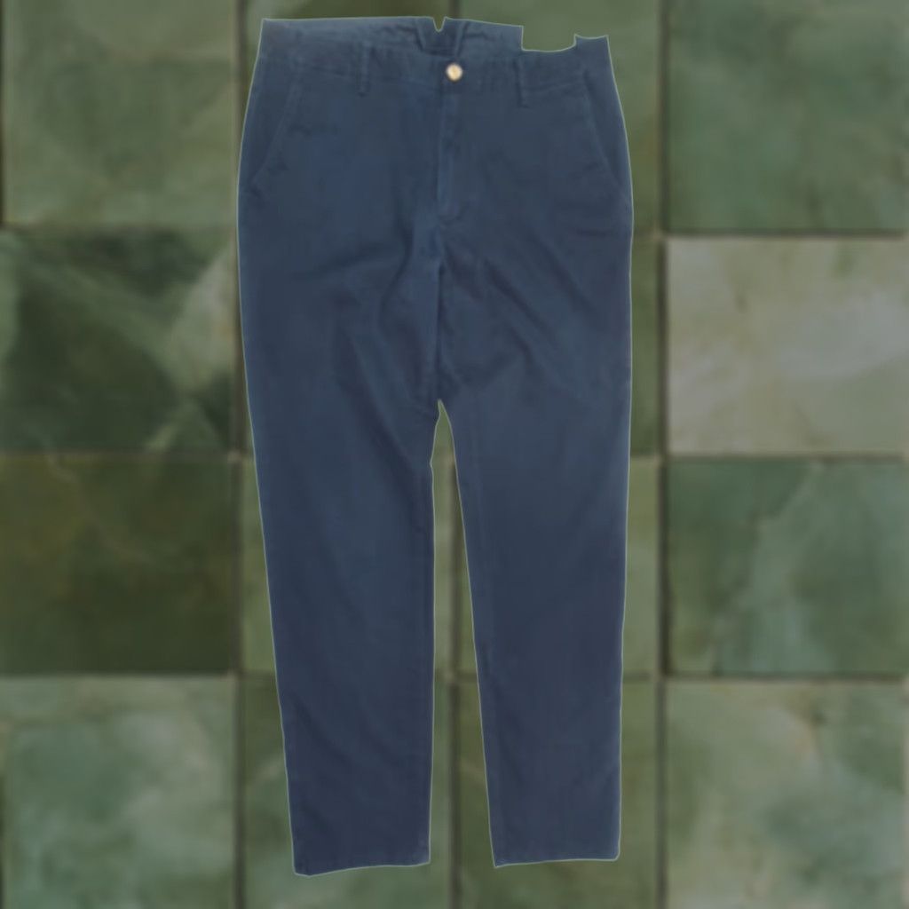 Mott & Bow MOTT & BOW Twill Chino Charles Pants Navy Blue Slim Fit Cotton Shirt Pants Mens 33x32 Navy Blue Slim Fit Cotton Size US 33 - 1 Thumbnail