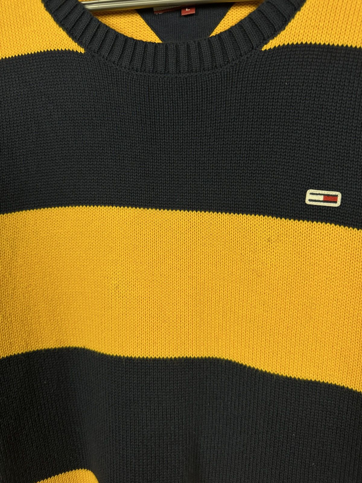 Tommy Hilfiger Tommy Jeans Striped Knit Sweater Pullover Hilfiger Size L Size US L / EU 52-54 / 3 - 9 Thumbnail