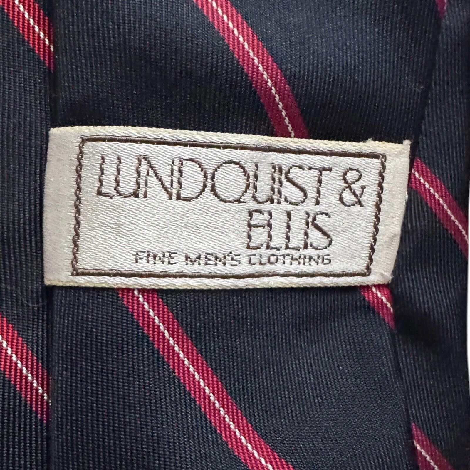 Robert Talbott Robert Talbott Black & Red Stripe Tie Necktie Hand Sewn Silk Size ONE SIZE - 3 Thumbnail