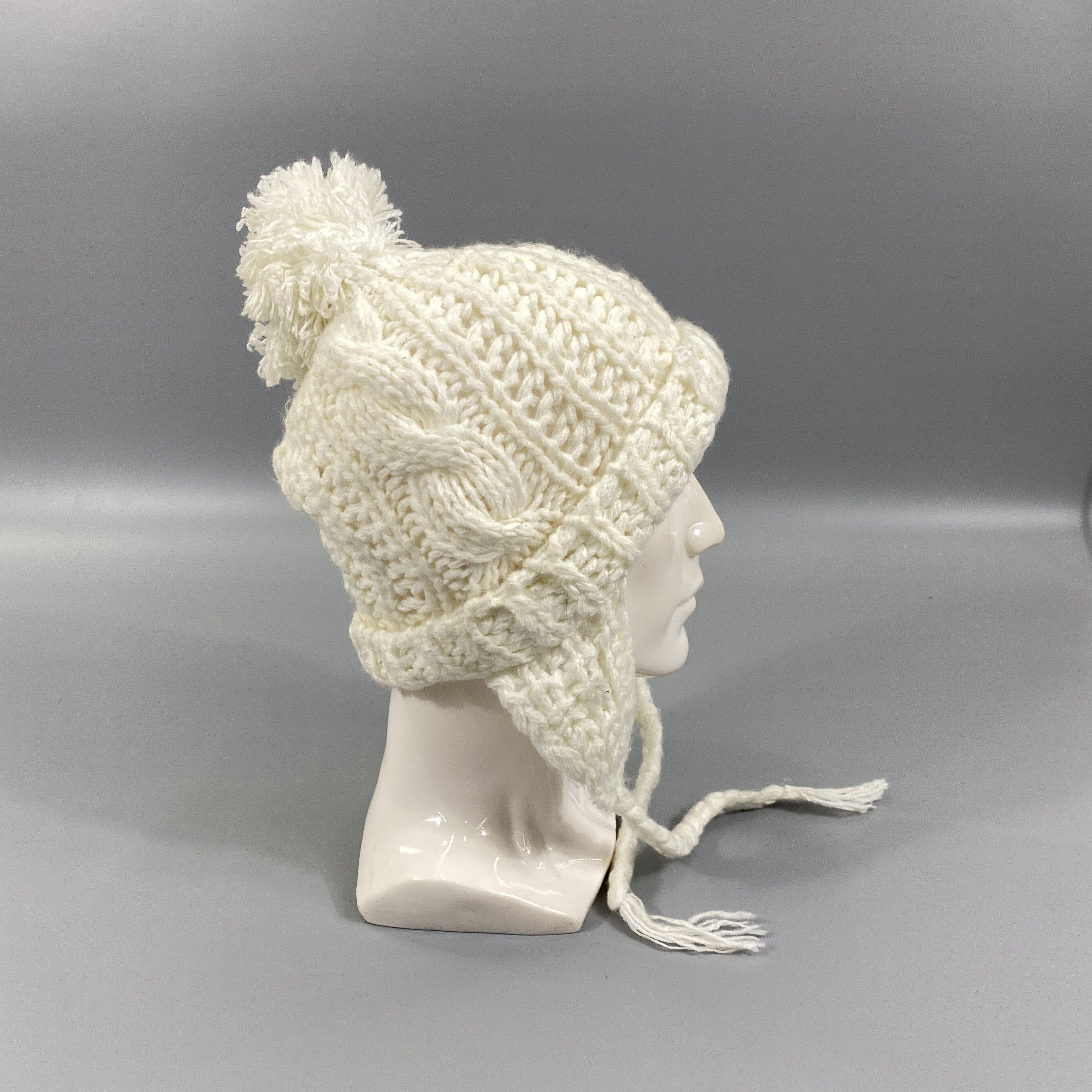 Japanese Brand Comme Ca Ism Ear Flap Beanie Hats -BN997 Size ONE SIZE - 4 Thumbnail