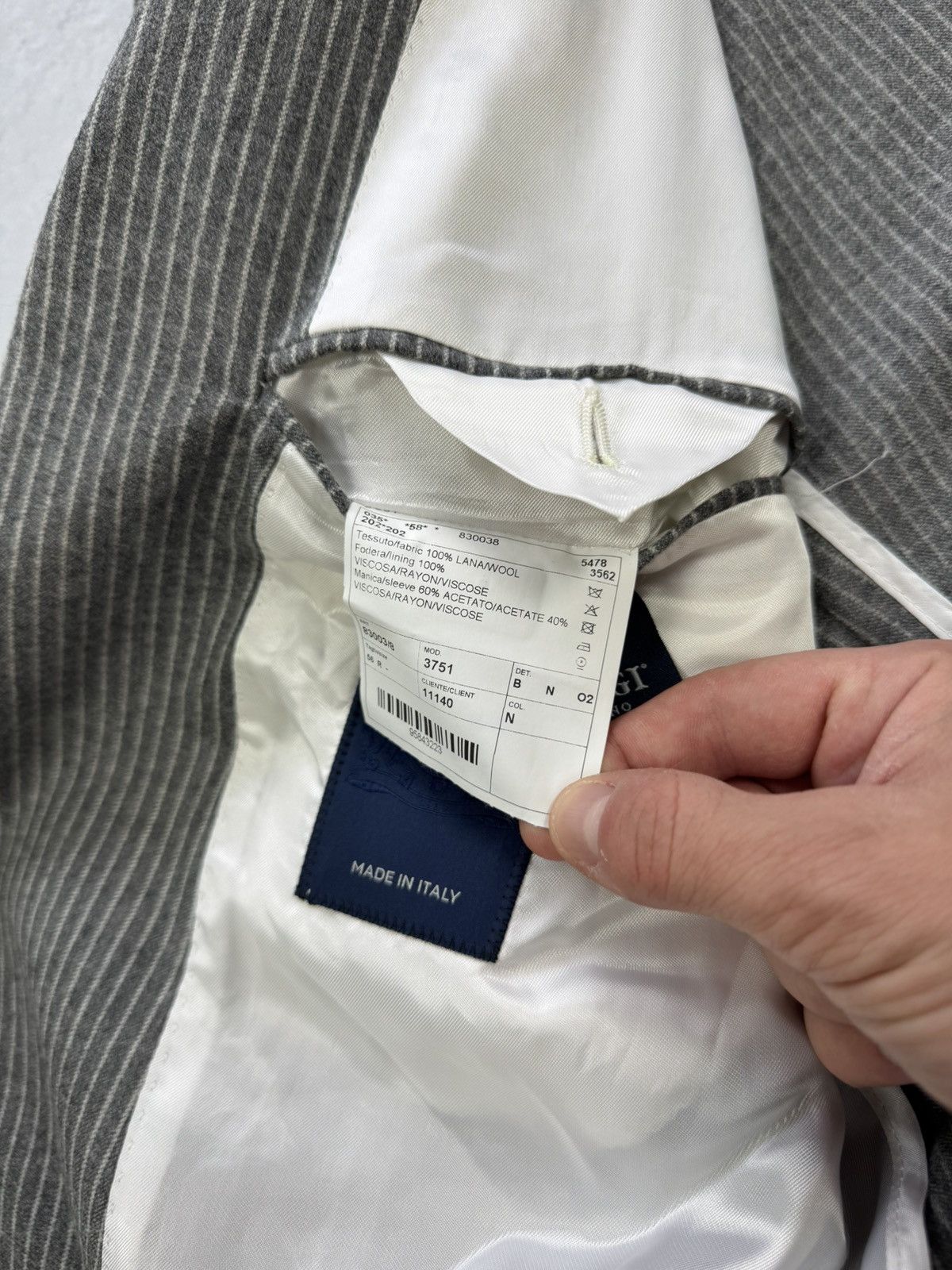 Boggi Boggi Milano Blazer Size 56R (M-L) Size 54R - 11 Thumbnail