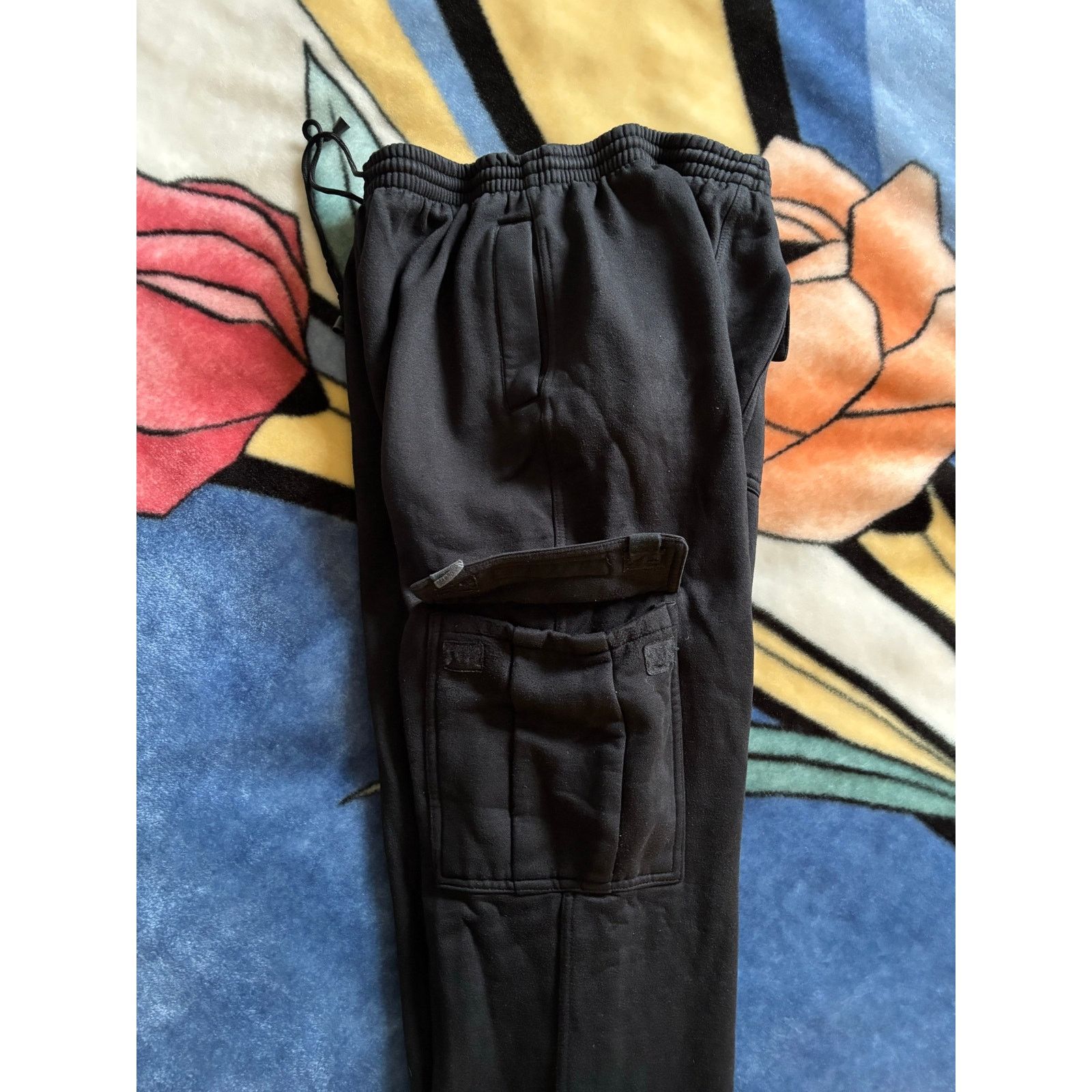 Other Victorious Black Cargo Sweatpants Tactical Utility Joggers Size US 32 / EU 48 - 2 Thumbnail