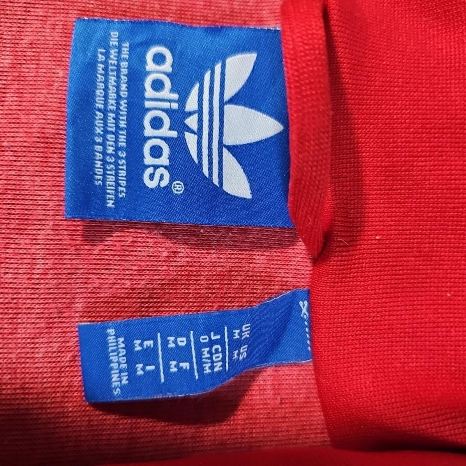 Adidas Adidas Red Orange Fullzip Trackwear Size US M / EU 48-50 / 2 - 4 Thumbnail