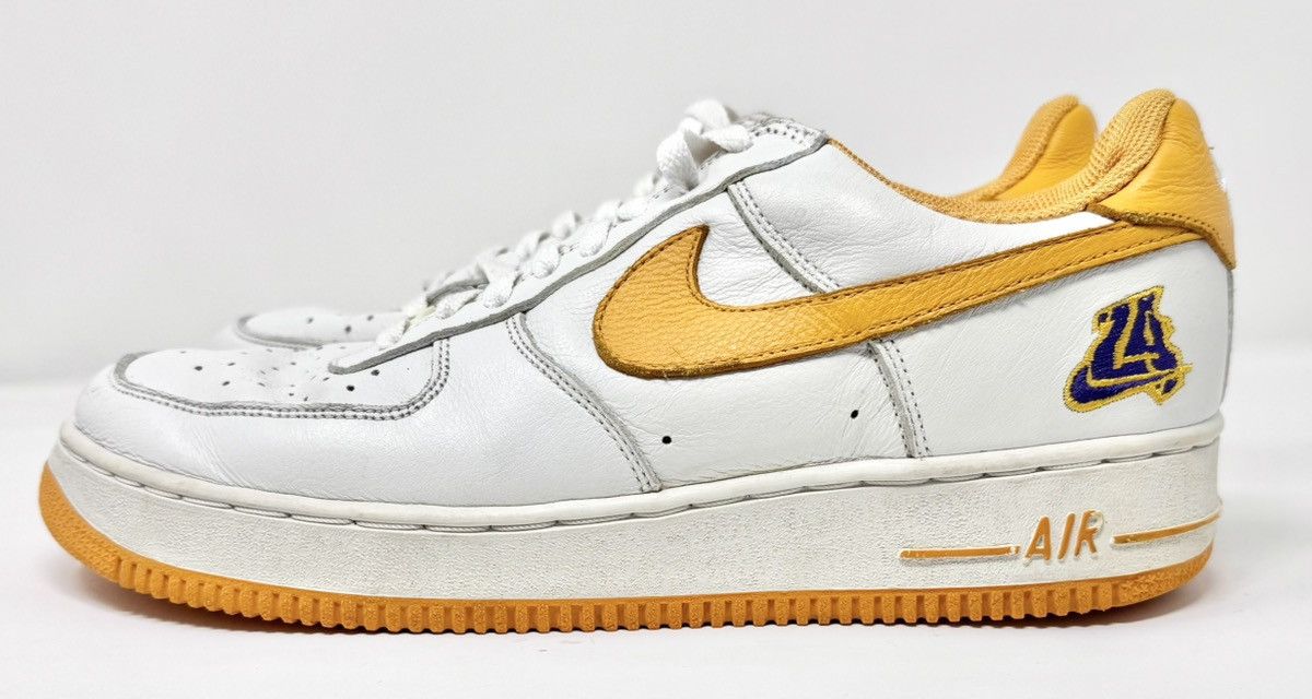 Nike × Vintage Vintage 2002 Nike Air Force 1 Low Lakers size 8.5 Size US 11 / EU 44 - 2 Thumbnail