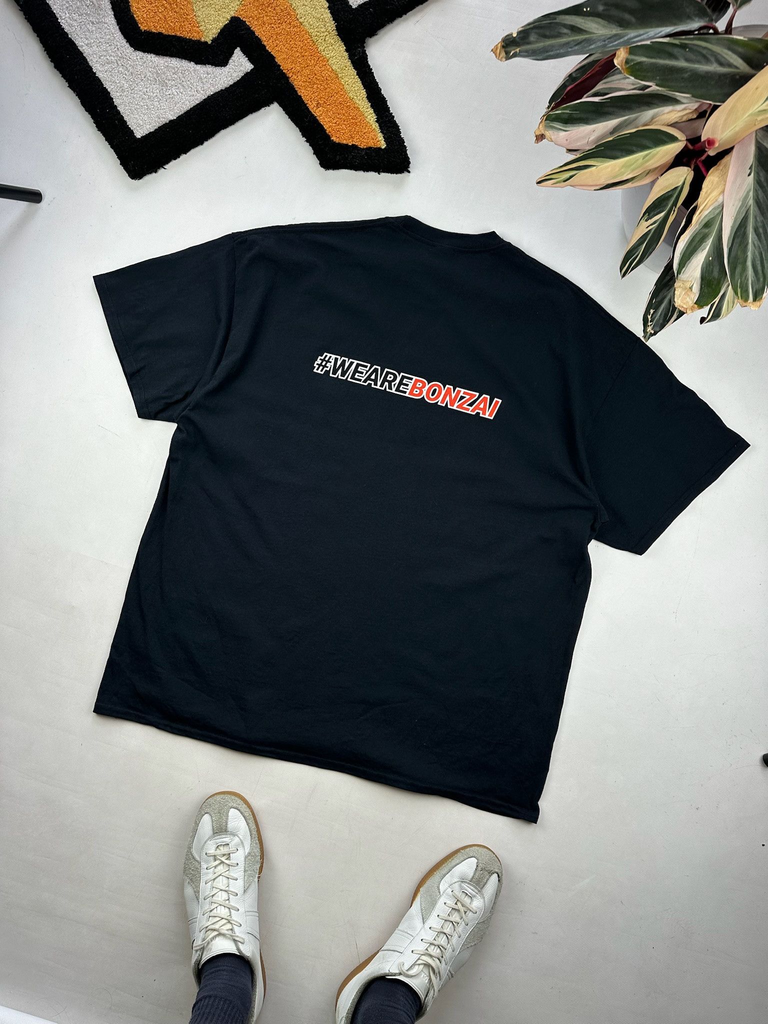 Vintage Vintage bonzai records Technics TShirt Vinyl hardcore techno Size US XXL / EU 58 / 5 - 6 Thumbnail