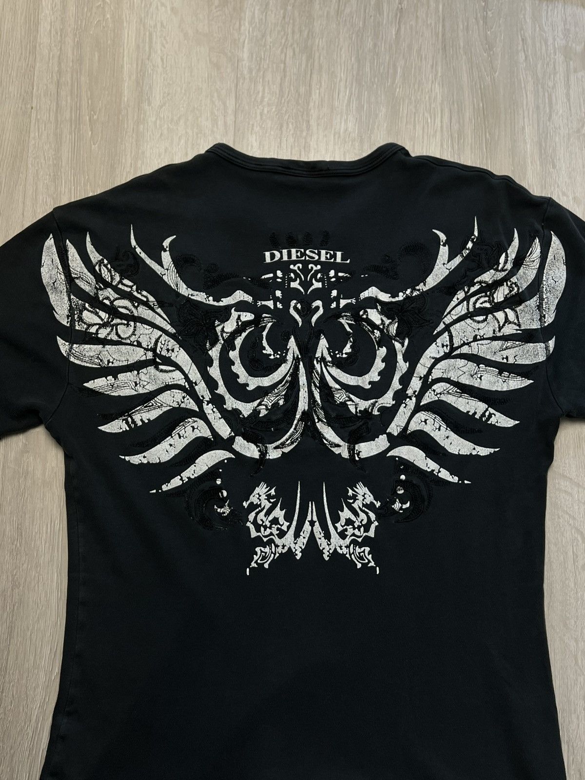 Diesel × Vintage Vintage Diesel Archival Japanese T-Shirt Size L / US 10 / IT 46 - 5 Thumbnail