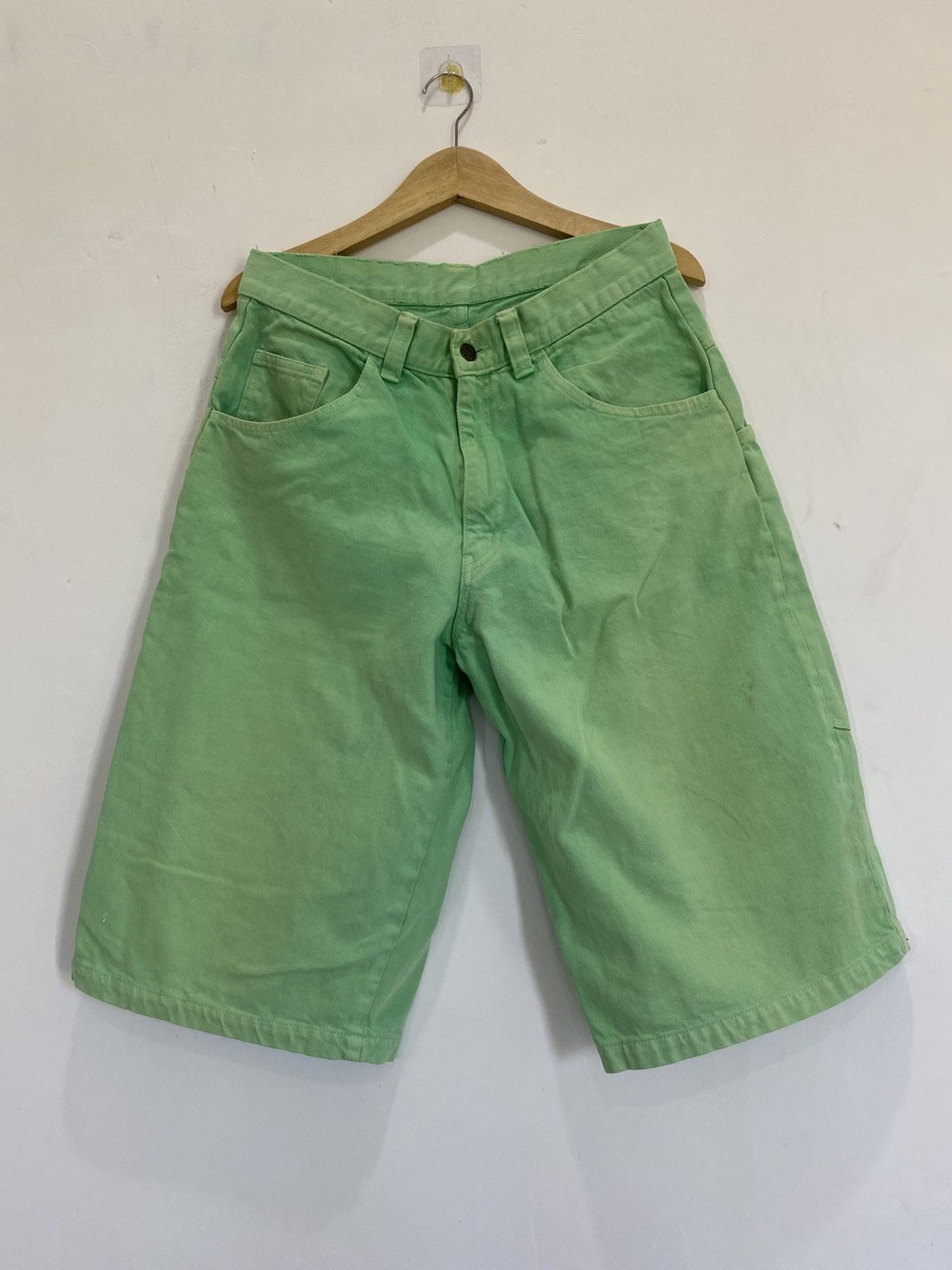 Japanese Brand 2000s jorts baggy solid gang pant Size US 32 / EU 48 - 11 Thumbnail