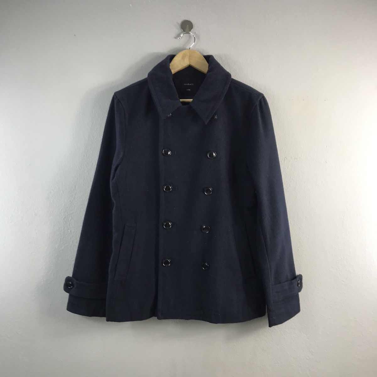 Roshell Japan Duffle Peacoat Wool Coat Style Jacket