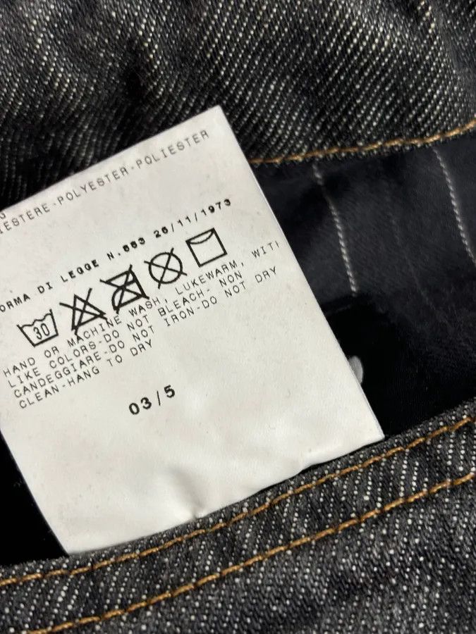 Dolce & Gabbana AW2003 Dolce & Gabbana Grey Eroded Denim Jacket Size US XL / EU 56 / 4 - 12 Thumbnail