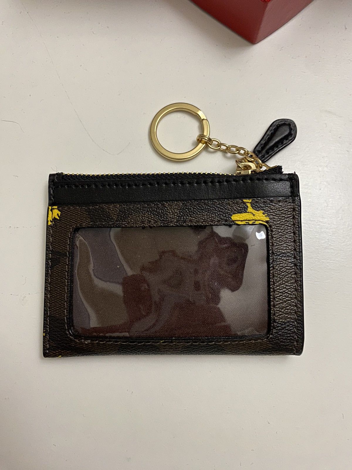 Coach Coach Peanuts Key Chain Wallet Monogram Zip Coin Pouch Size ONE SIZE - 3 Thumbnail