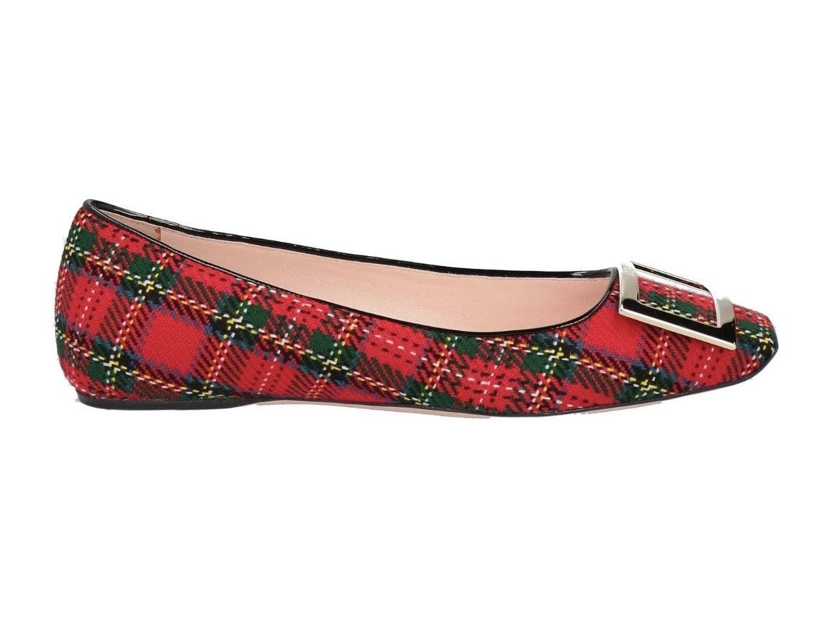 Roger Vivier Roger Vivier Red Green Trompette Piping Ball Loafer size 37 Size US 7 / IT 37 - 2 Thumbnail