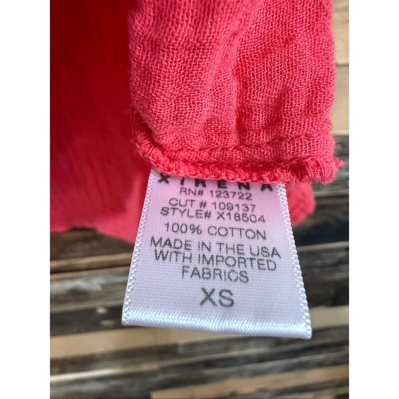 Xirena Xirena boho oversized lagenlook top short sleeves size XS Size XS / US 0-2 / IT 36-38 - 5 Thumbnail