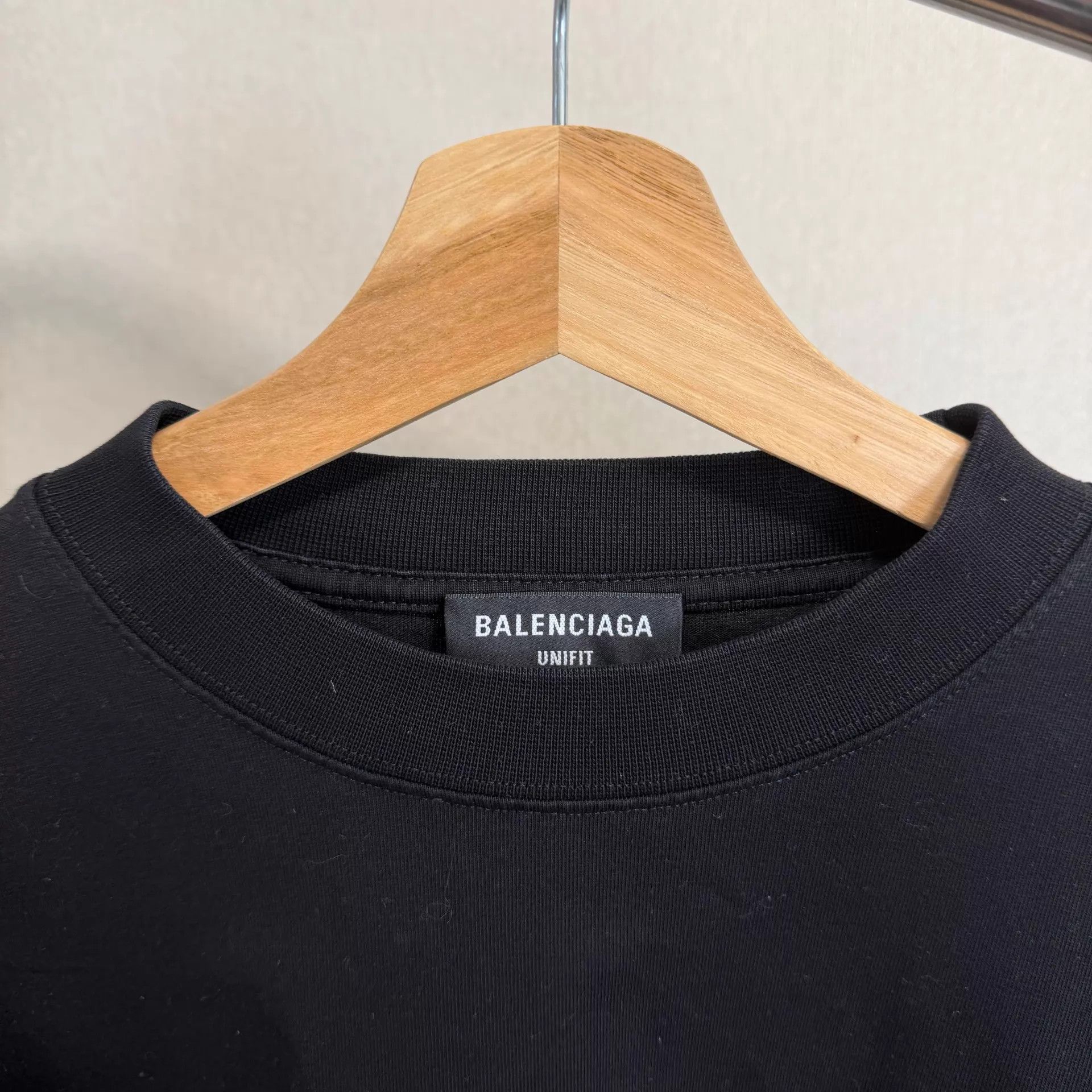 Balenciaga Balenciaga Crew Neck Short Sleeve T Black O/S Size 4 SS22 Size US XL / EU 56 / 4 - 3 Thumbnail