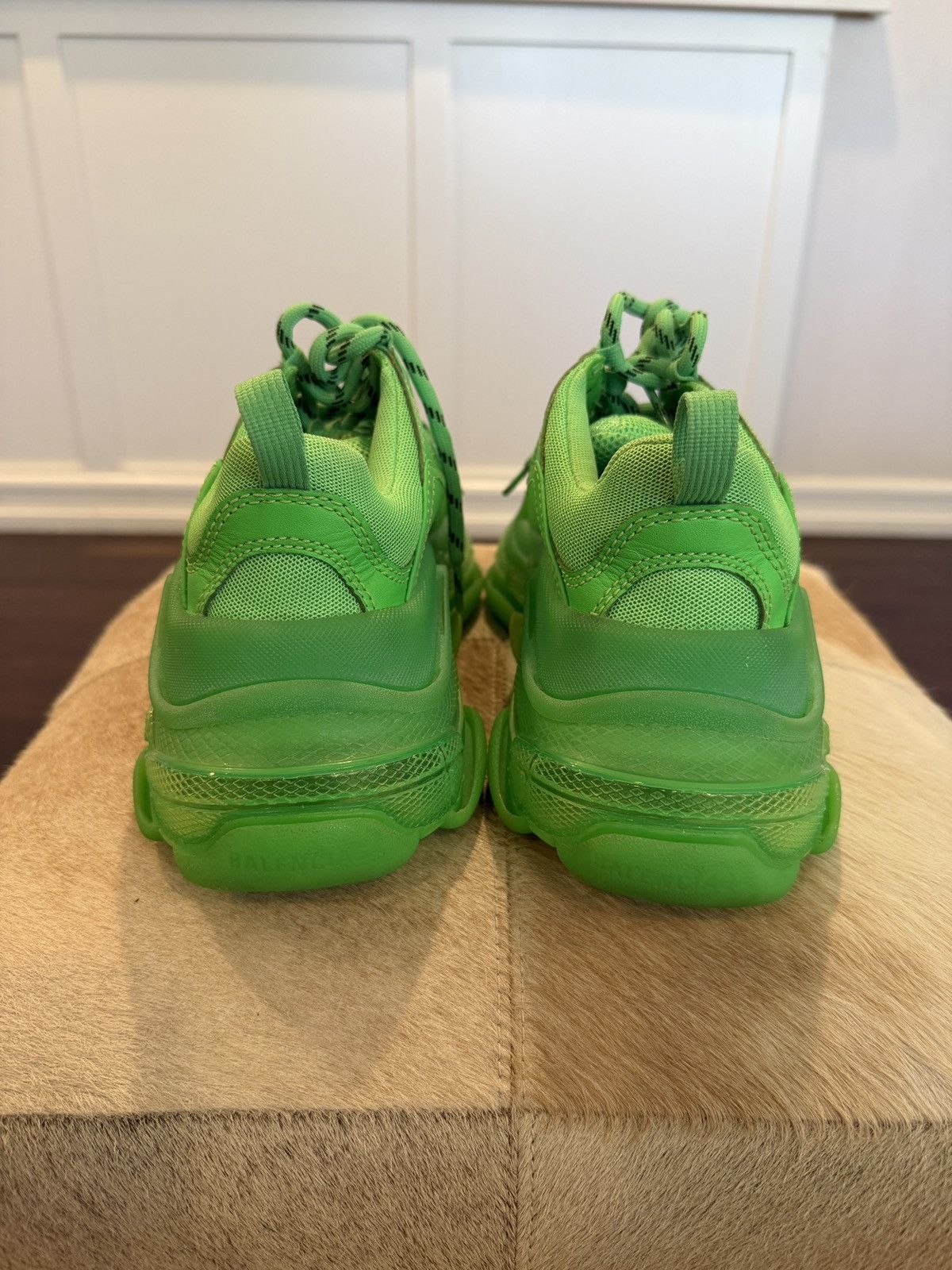Balenciaga Balenciaga Triple S (Green) Size US 6 / EU 39 - 5 Thumbnail
