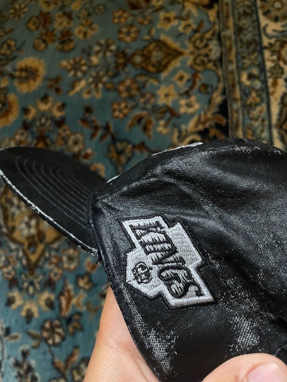 Leather × NHL × Vintage Los Angeles Kings leather cap nfl sportswear Size ONE SIZE - 5 Thumbnail
