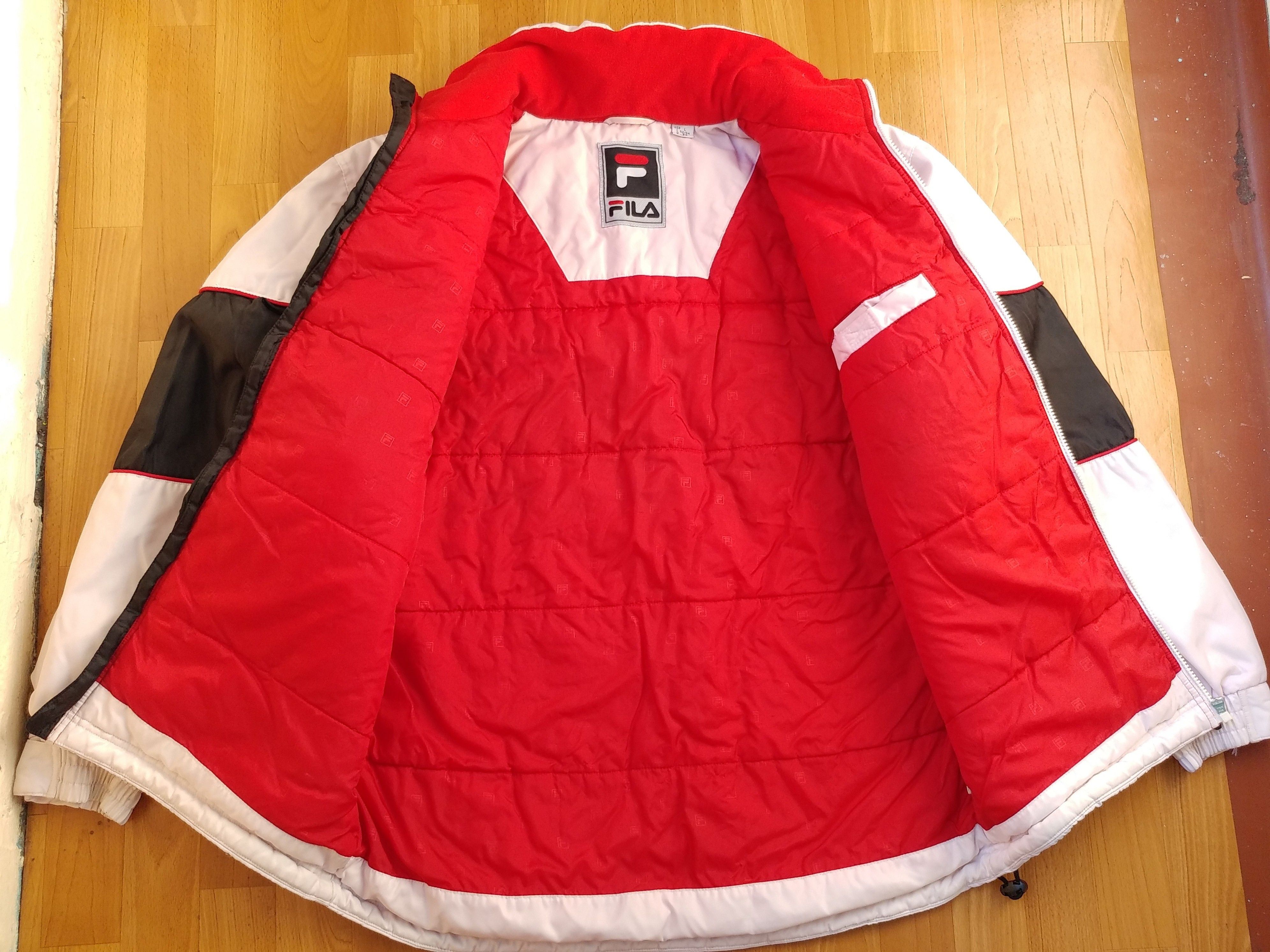 Fila FILA jacket, white, vintage bomber, 90s hip hop, 1990s L Size US L / EU 52-54 / 3 - 13 Thumbnail