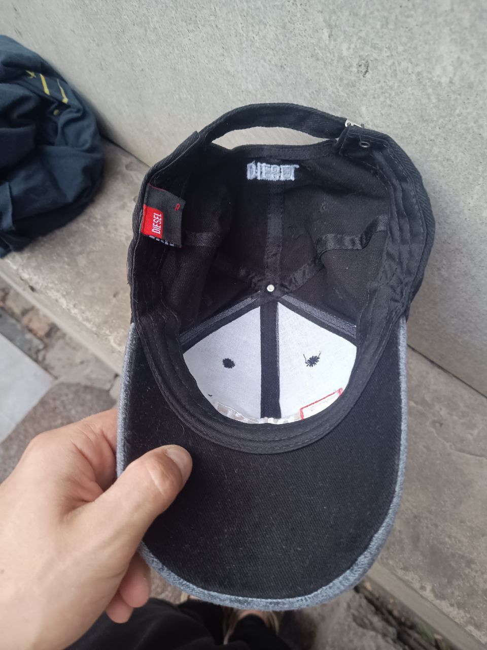 Diesel Diesel black cap y2k avant-garde Size ONE SIZE - 2 Thumbnail