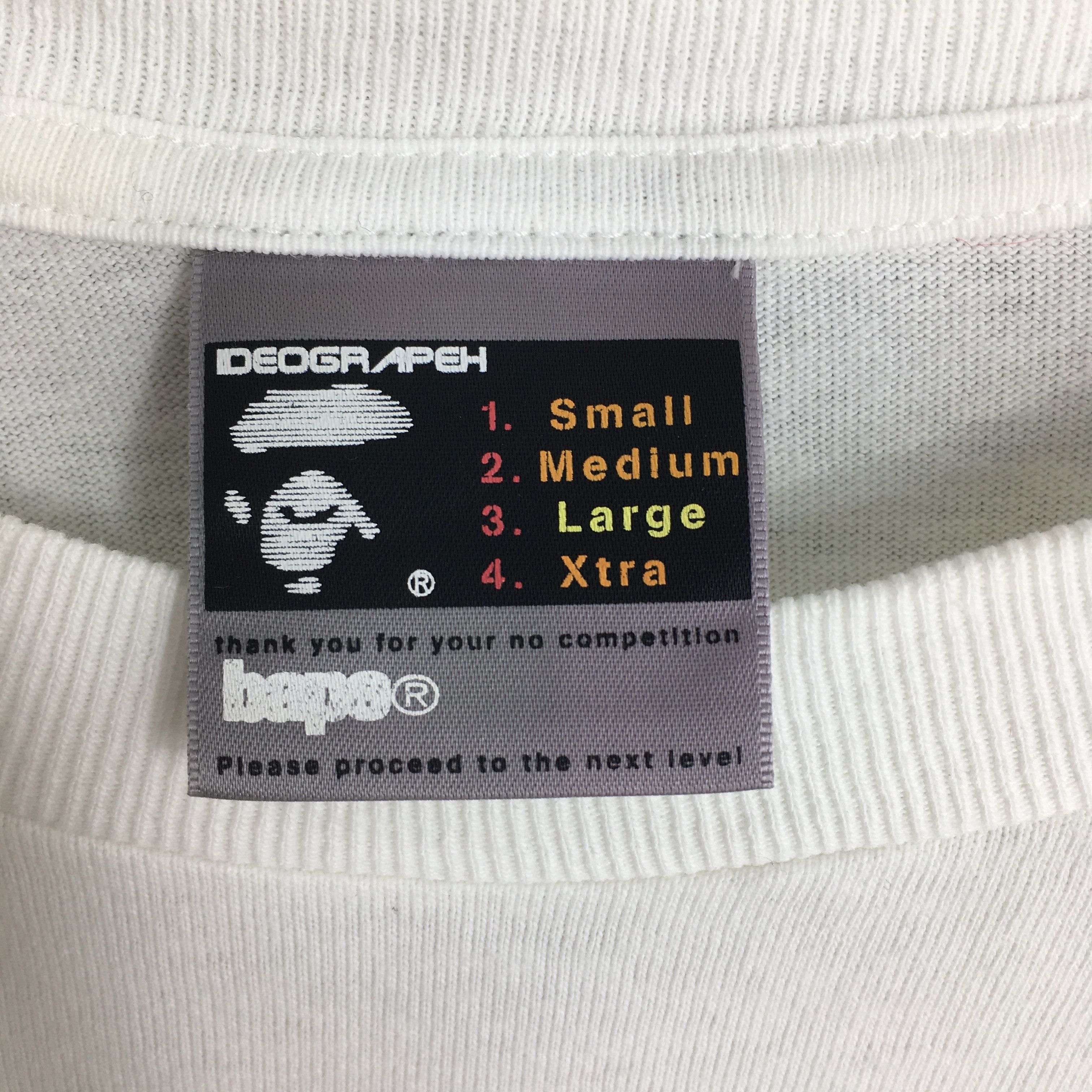 Bape × Nigo A Bathing Ape Bape White T shirt Large Size US L / EU 52-54 / 3 - 5 Thumbnail