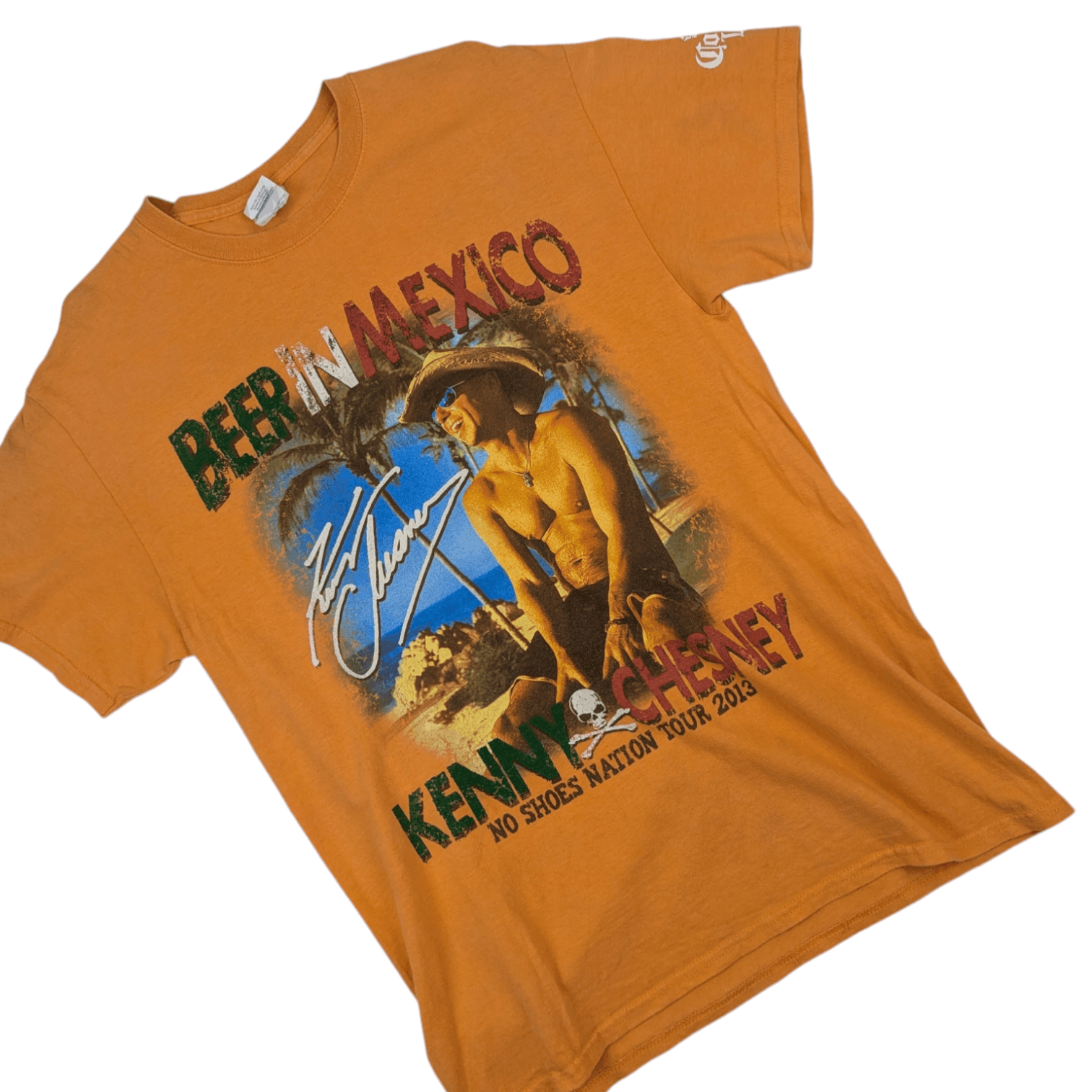 Band Tees KENNY CHESNEY 2013 Tour Beer In Mexico No Shoes Tour Tee Size US M / EU 48-50 / 2 - 3 Thumbnail
