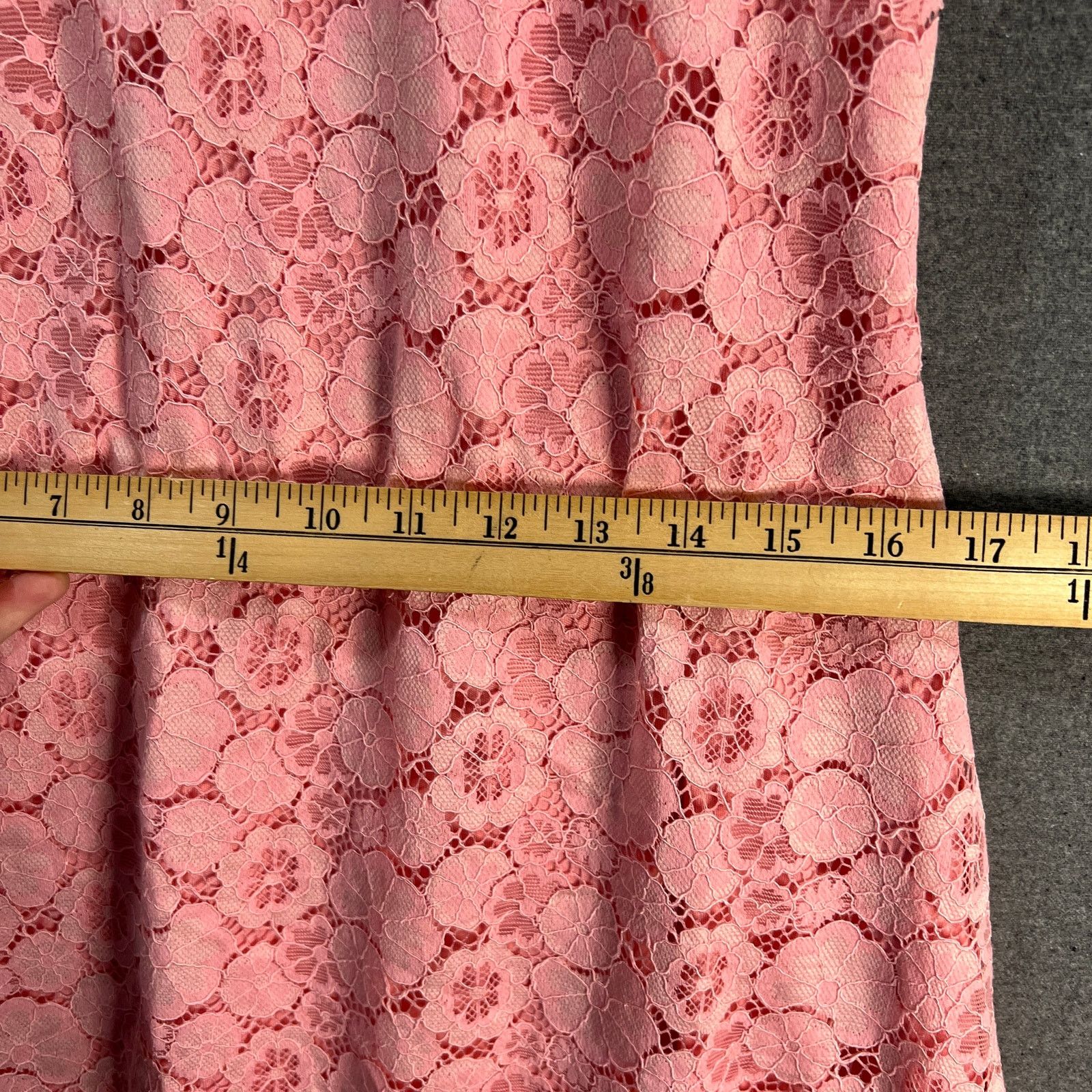 Isaac Mizrahi Isaac Mizrahi Live Regular Lace Dress with Lattice Trim Size S / US 4 / IT 40 - 8 Thumbnail