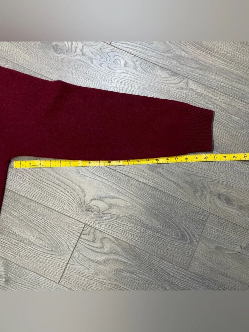 Harry Rosen Harry Rosen Cashmere Quarter Zip Pullover Sweater Burgundy Size US L / EU 52-54 / 3 - 9 Thumbnail