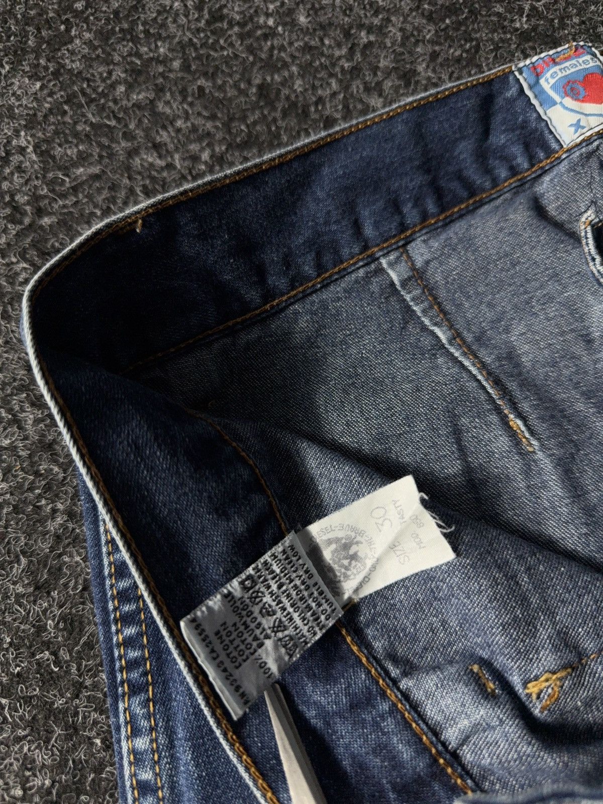 Diesel × If Six Was Nine × Vintage Vintage Y2K Diesel Industry Jeans baggy denim pants Size 30" / US 8 / IT 44 - 9 Thumbnail