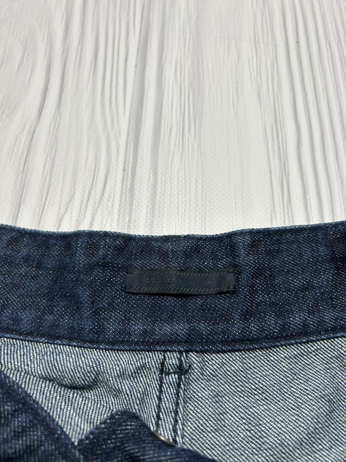 Prada Prada SS12 Studded Waistband Denim Pants Size 33 Size US 33 - 13 Thumbnail