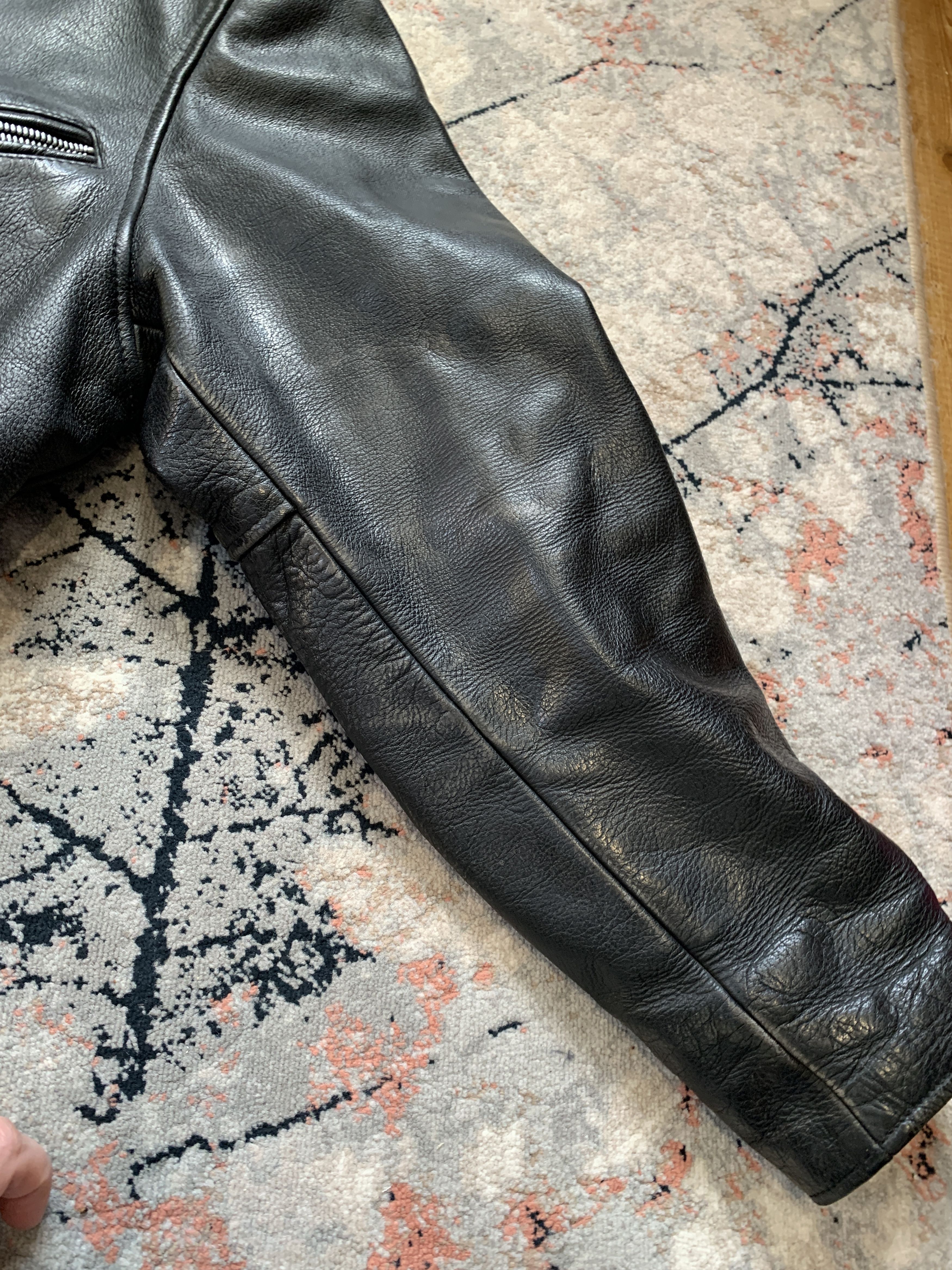 Vintage Vintage SHIC SKINN Moto Biker Leather Jacket Size US XXL / EU 58 / 5 - 8 Thumbnail