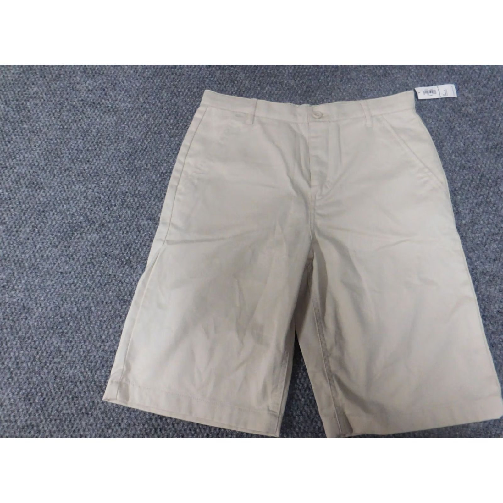 Old Navy Old Navy Shorts 16 Beige Chino Everyday Short Juniors Women's Classic Casual Knit Cotton Blend Zipper Front Mid Rise Flat Front Summer Walking NWT Size 28" / US 6 / IT 42 - 2 Thumbnail