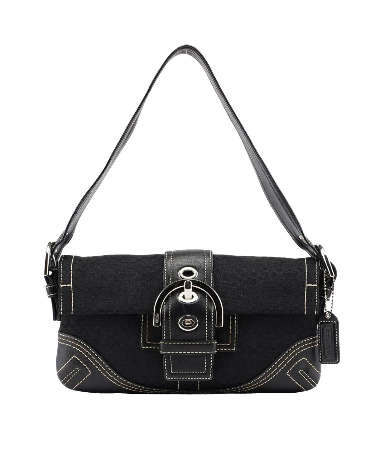 Coach Soho Mini Signature Demi Flap Bag
