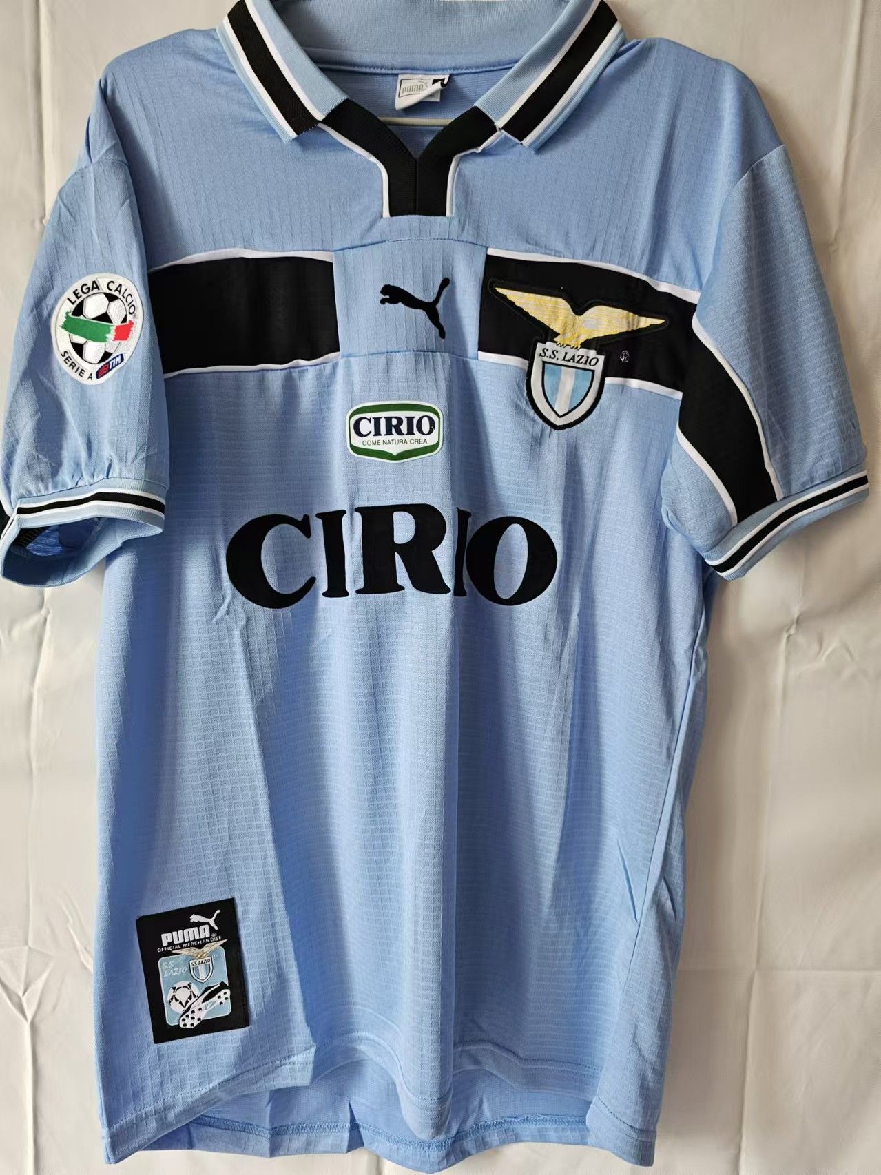 Other 1998 99 Lazio 13 Nesta Jersey Blue Size US XXL / EU 58 / 5 - 2 Thumbnail
