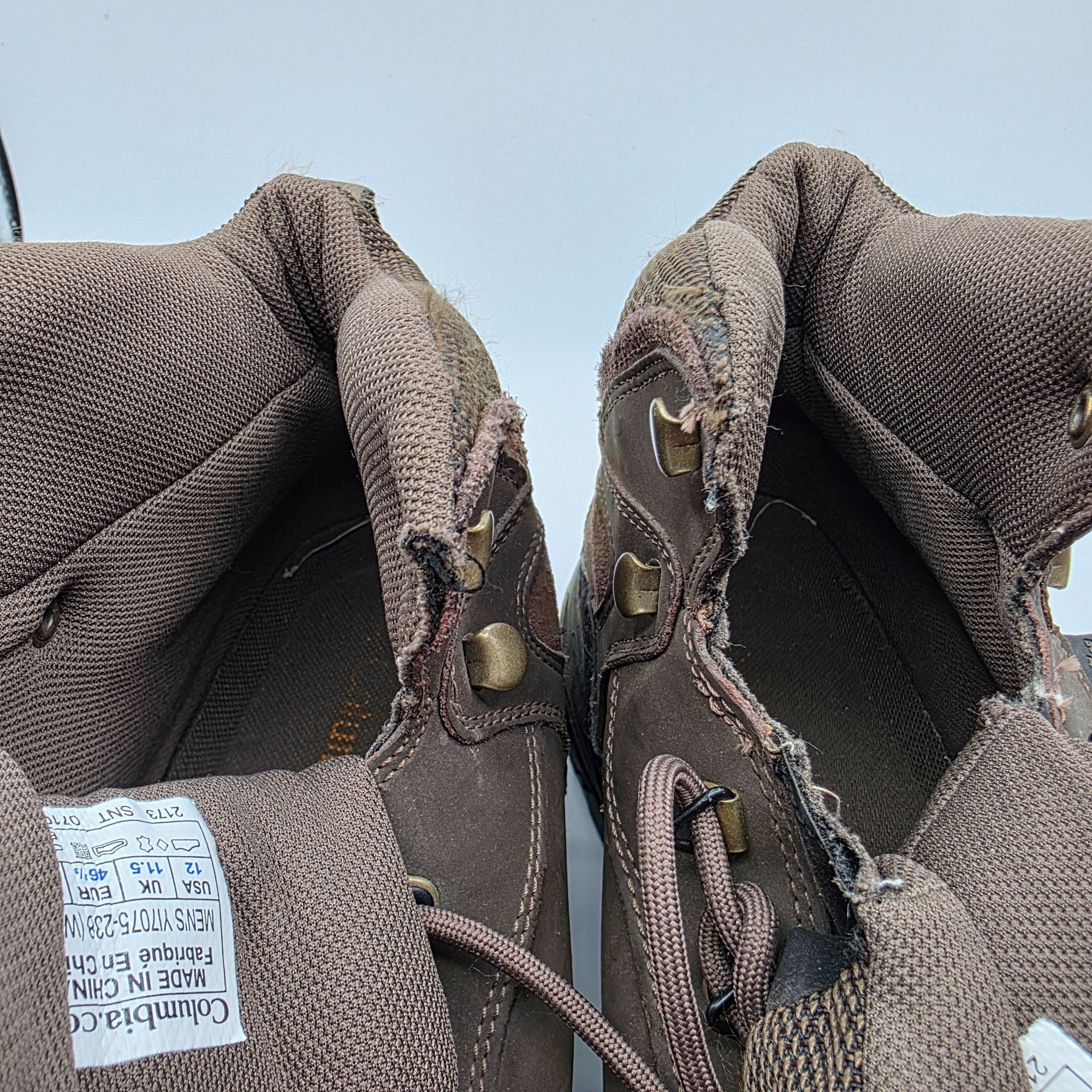 Columbia Columbia Dillon Ridge Mens 12 Brown Wide Hiking Boots Campin Size US 12 / EU 45 - 9 Thumbnail