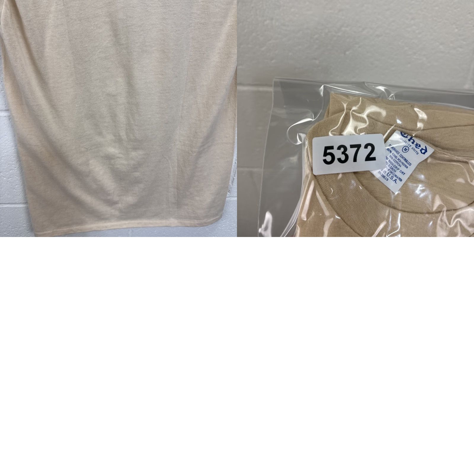 Sunray Sportswear VINTAGE Sun Sportswear T-Shirt Mens M 80s Dad Funny Graphic Print Yellow Short Sleeve Crew Neck USA Made Single Stitch Cotton Polyester Size US M / EU 48-50 / 2 - 10 Thumbnail