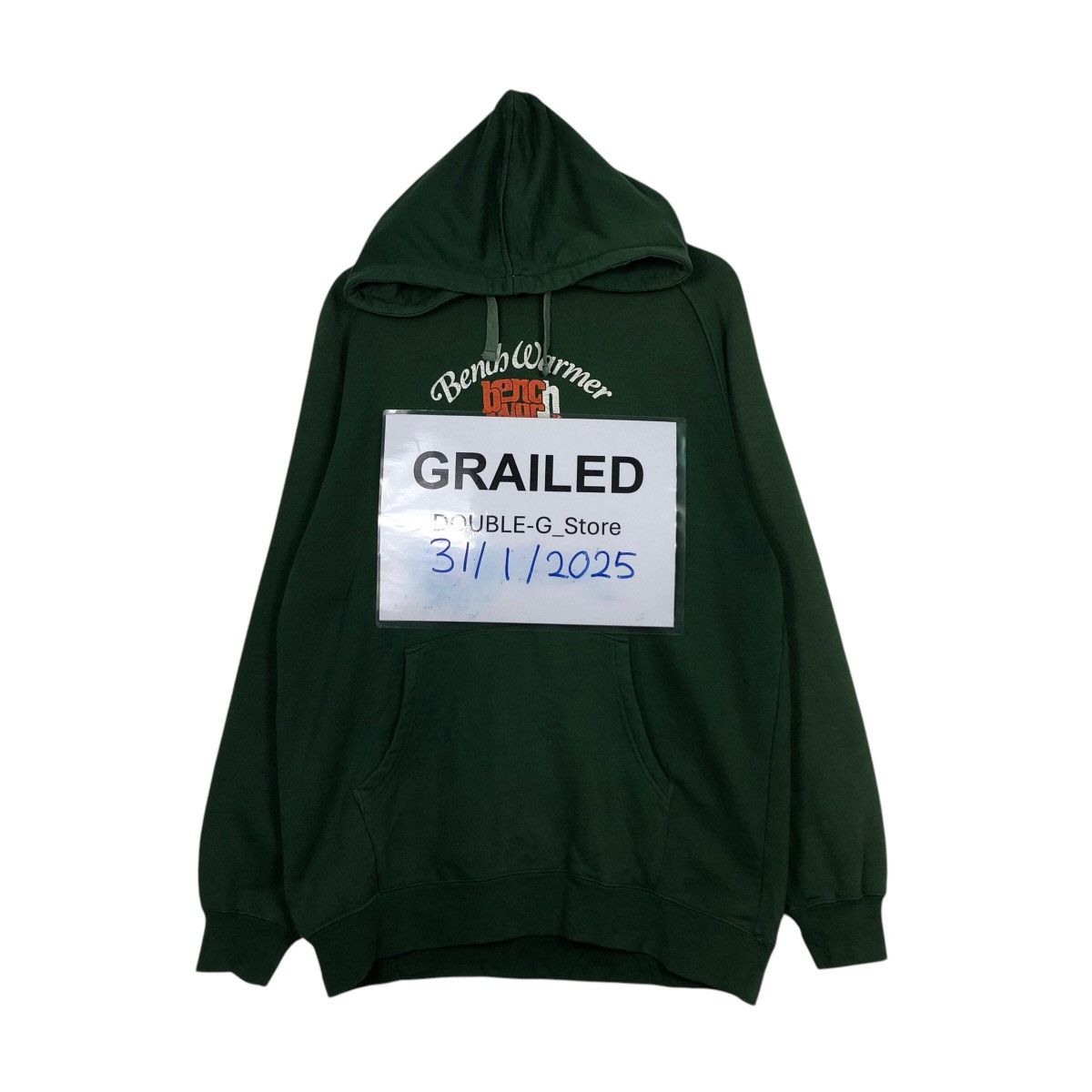 Japanese Brand × Vintage 📌Vintage Hoodie Pull Over Bench Warmer Basketball Big Logo Size US M / EU 48-50 / 2 - 1 Thumbnail